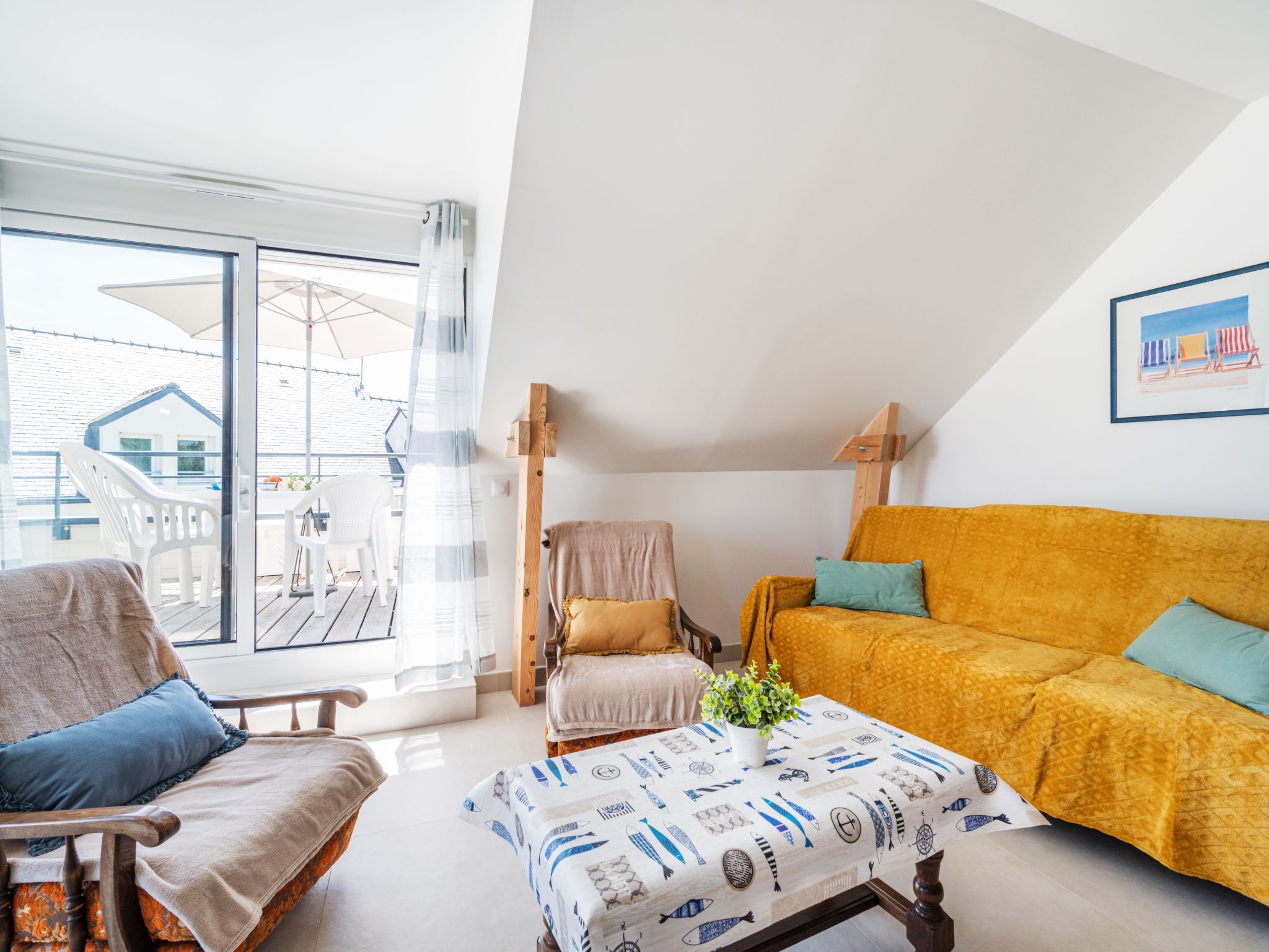 Appartement Kerisper nabij zee en haven in La Trinité-sur-Mer - foto 7
