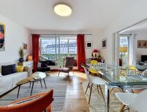 Licht appartement in La Trinité-sur-Mer, vlakbij de jachthaven en zee - thumbnail 1