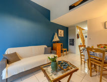 Licht appartement in Carnac Plage, op 200 meter van zee en strand - thumbnail 1
