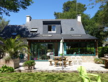 Rustiek vakantiehuis aan de golfbaan bij Carnac, 7 km van zee - thumbnail 1