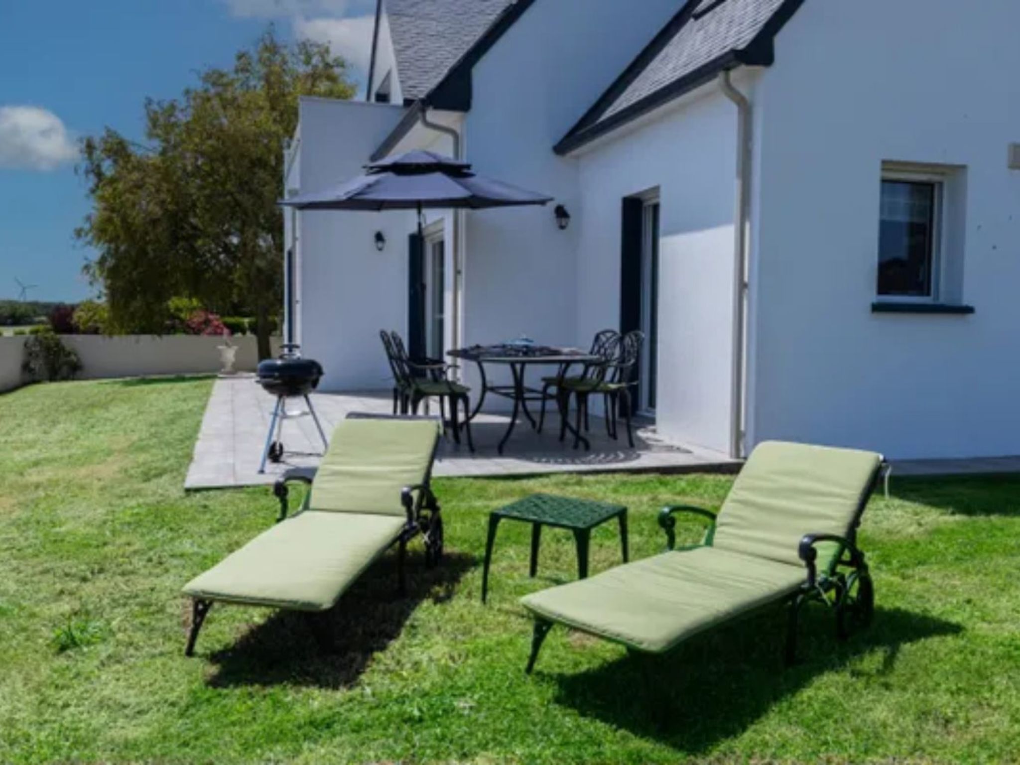 Vakantiehuis met omheinde tuin in Ploudalmezeau (Frankrijk) 1 hond is welkom