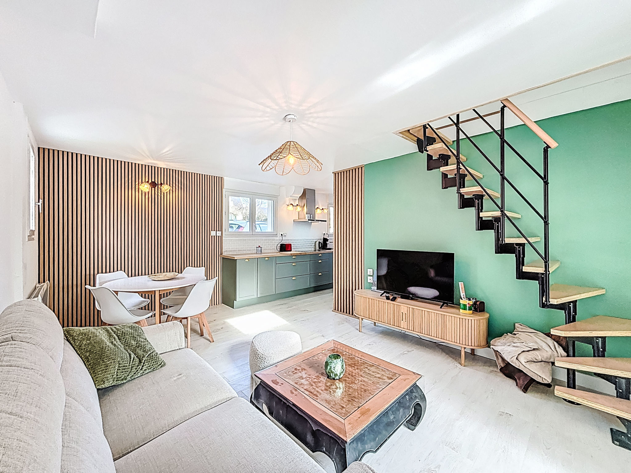 Ferienhaus mit umzäuntem Garten in St Gildas-de-Rhuys (Frankreich) und 1 Hund erlaubt