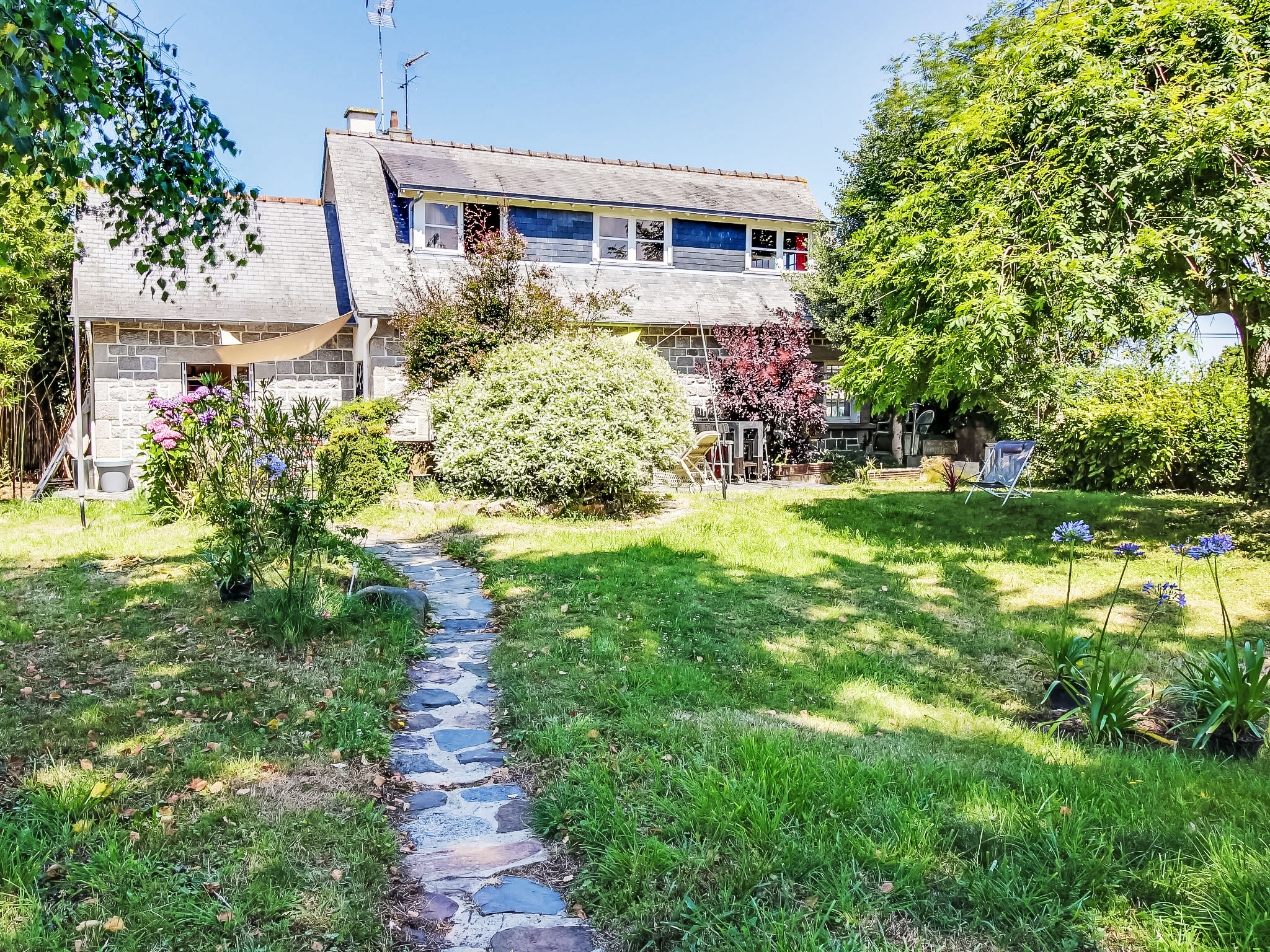 Ferienhaus mit umzäuntem Garten in Saint Lunaire (Frankreich) und 2 Hunde erlaubt