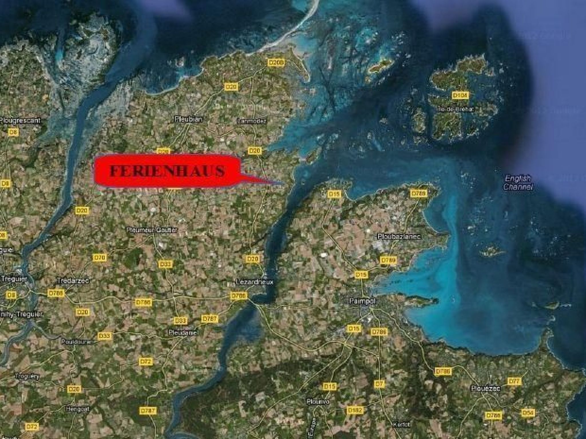 Wunderschönes Haus mit Garten in Lézardrieux-Binnen