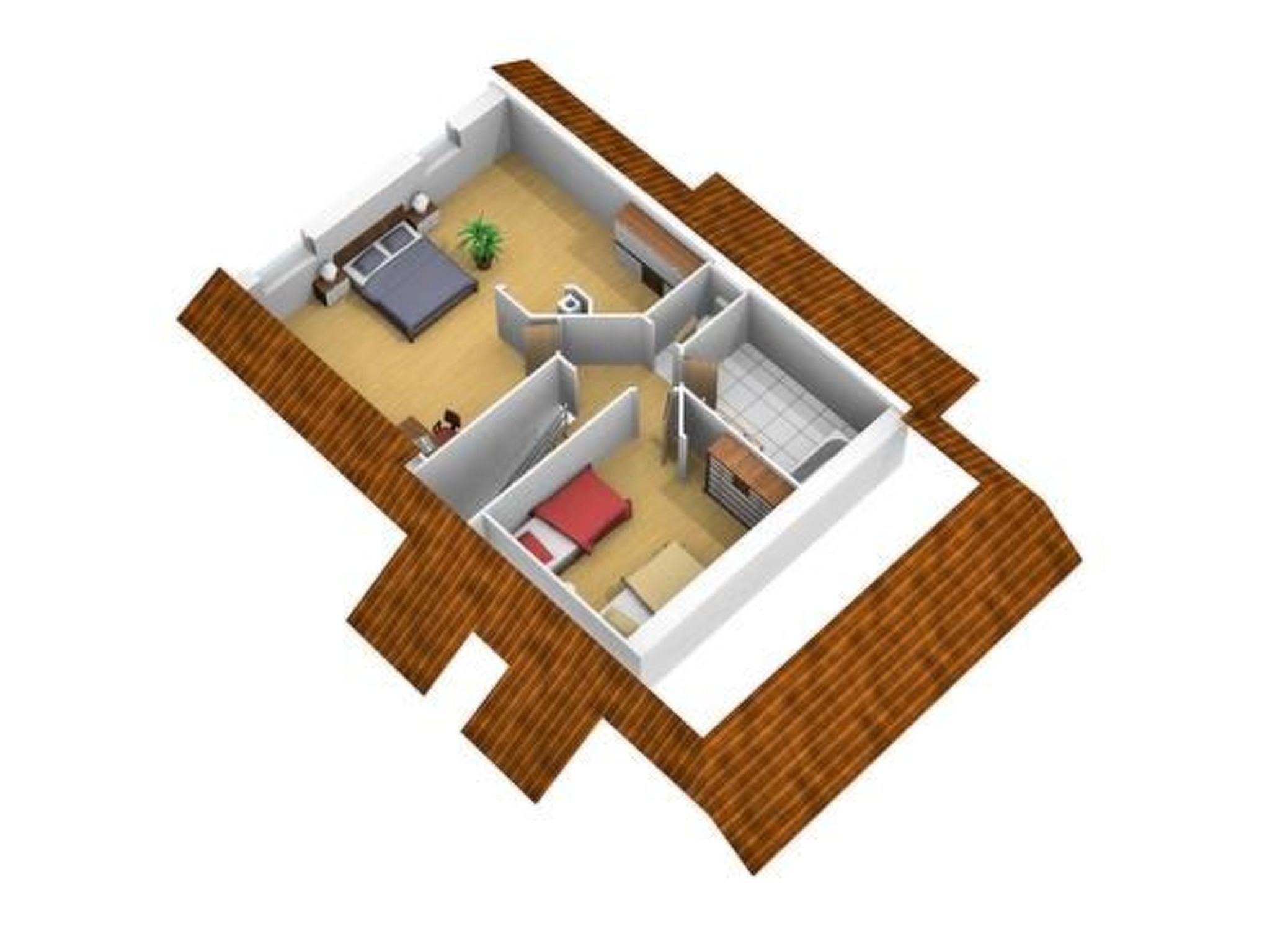Komforthaus mit Traumgarten und Meerblick-Binnen