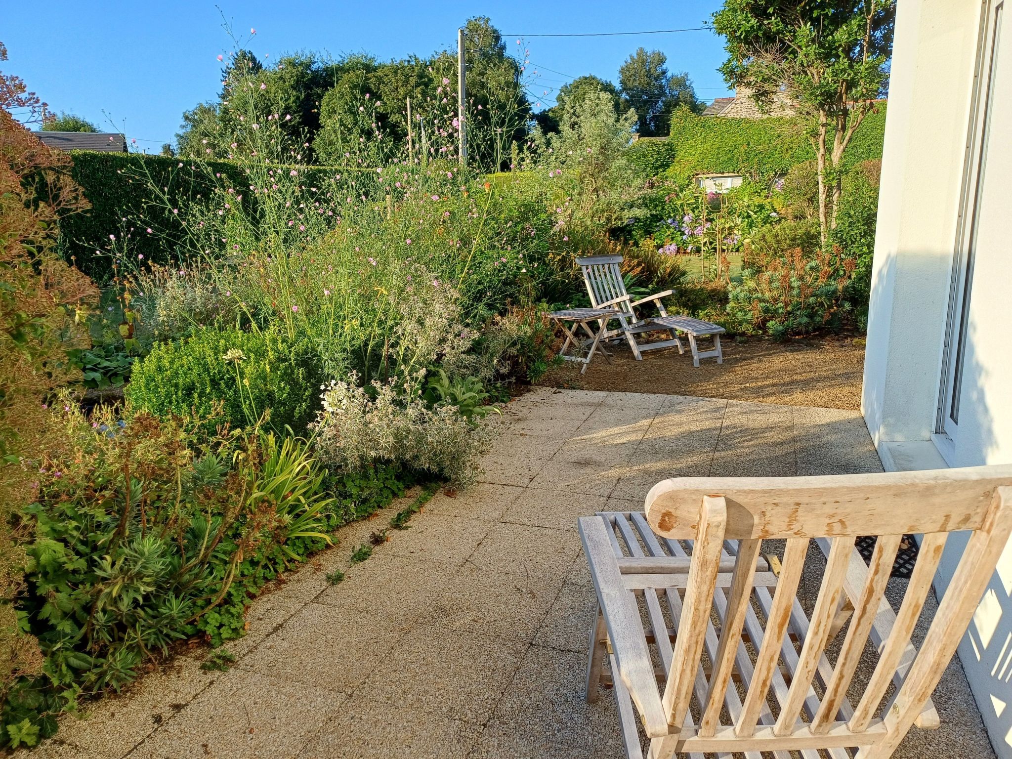 Komforthaus mit Traumgarten und Meerblick-Binnen