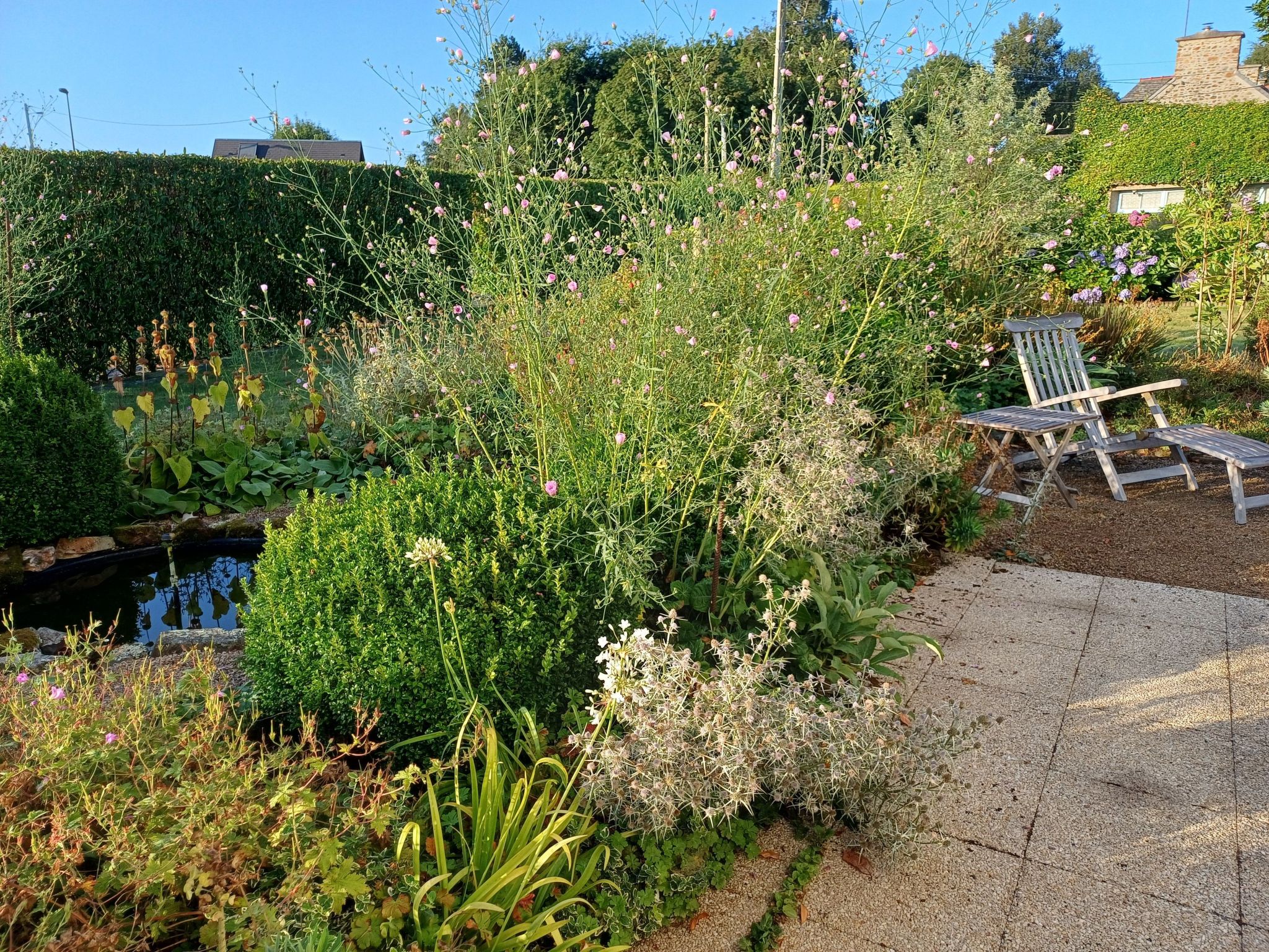 Komforthaus mit Traumgarten und Meerblick-Binnen