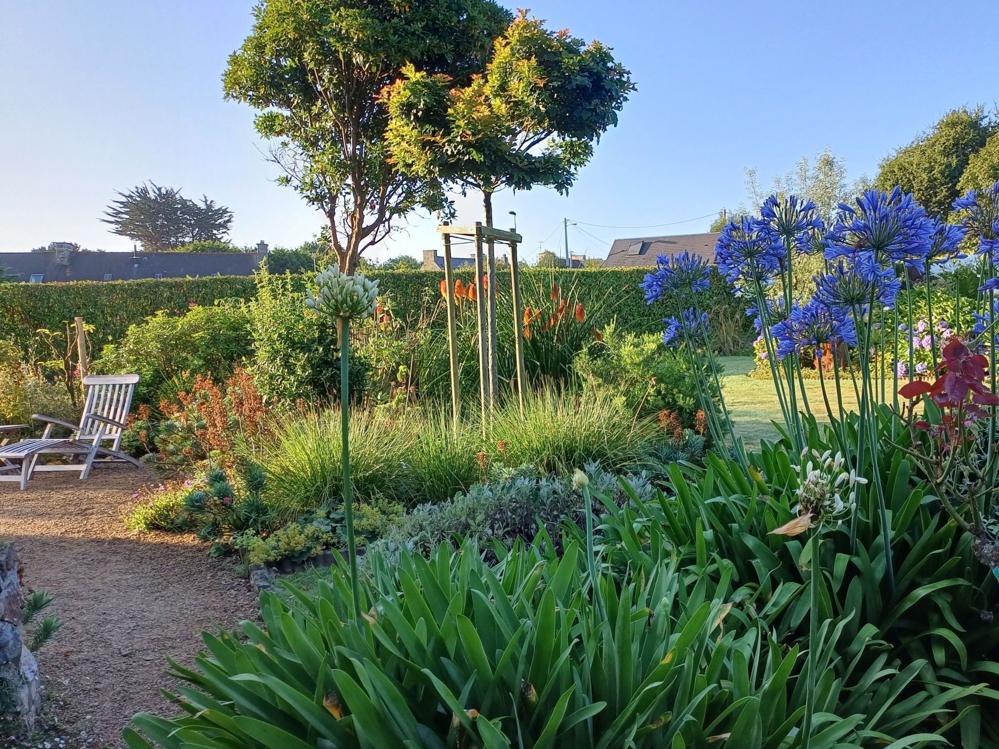 Komforthaus mit Traumgarten und Meerblick-Binnen