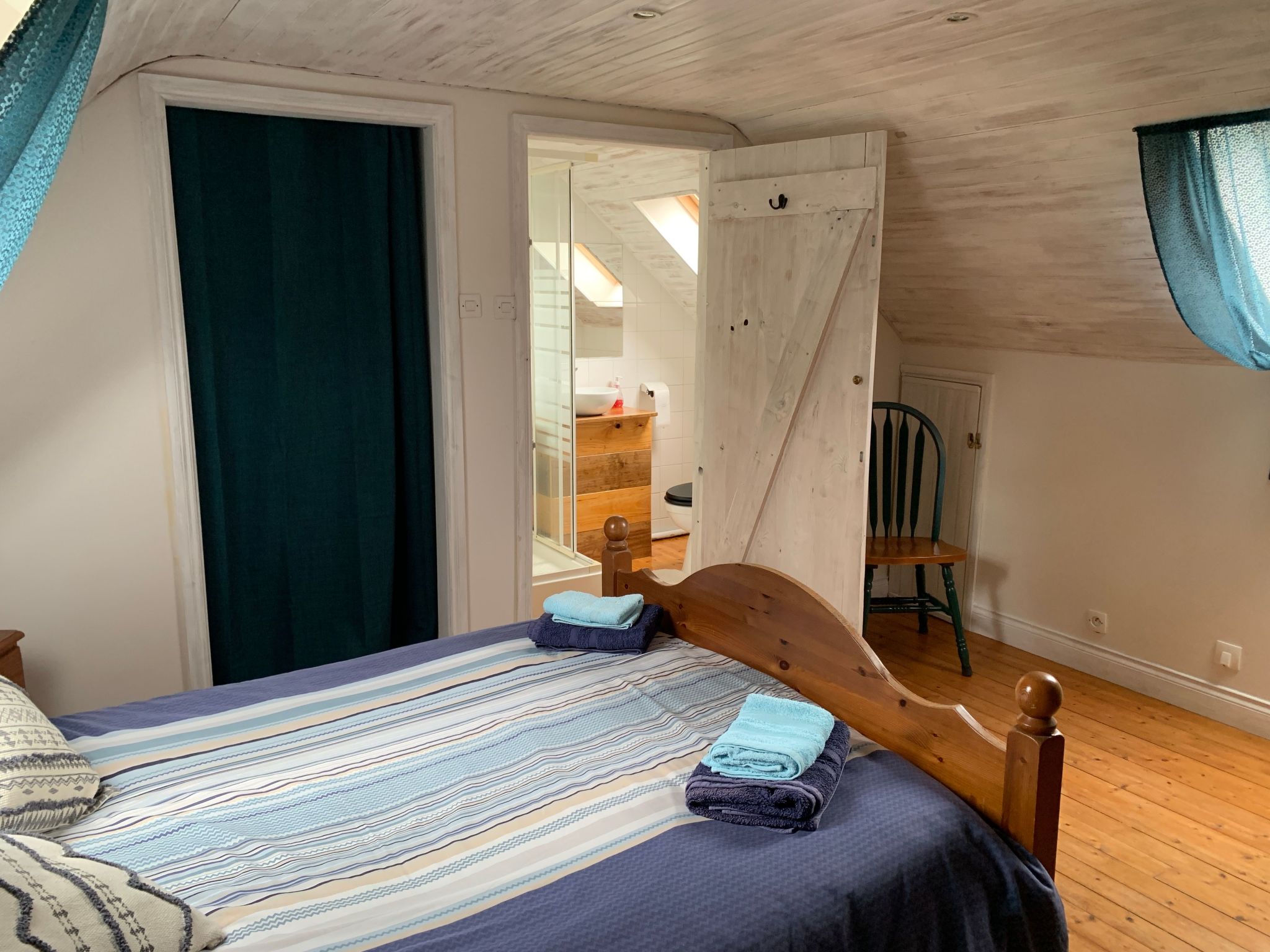 Ty Morgane-Typisch bretonisches Bauernhaus mit Pool-Binnen