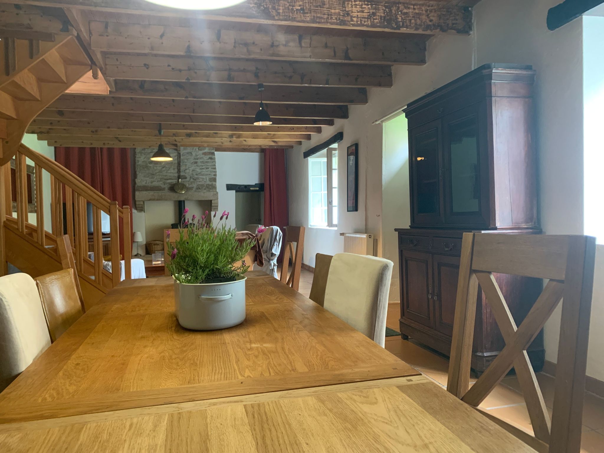 Gite - typisch bretonisches Bauernhaus mit Pool-Binnen