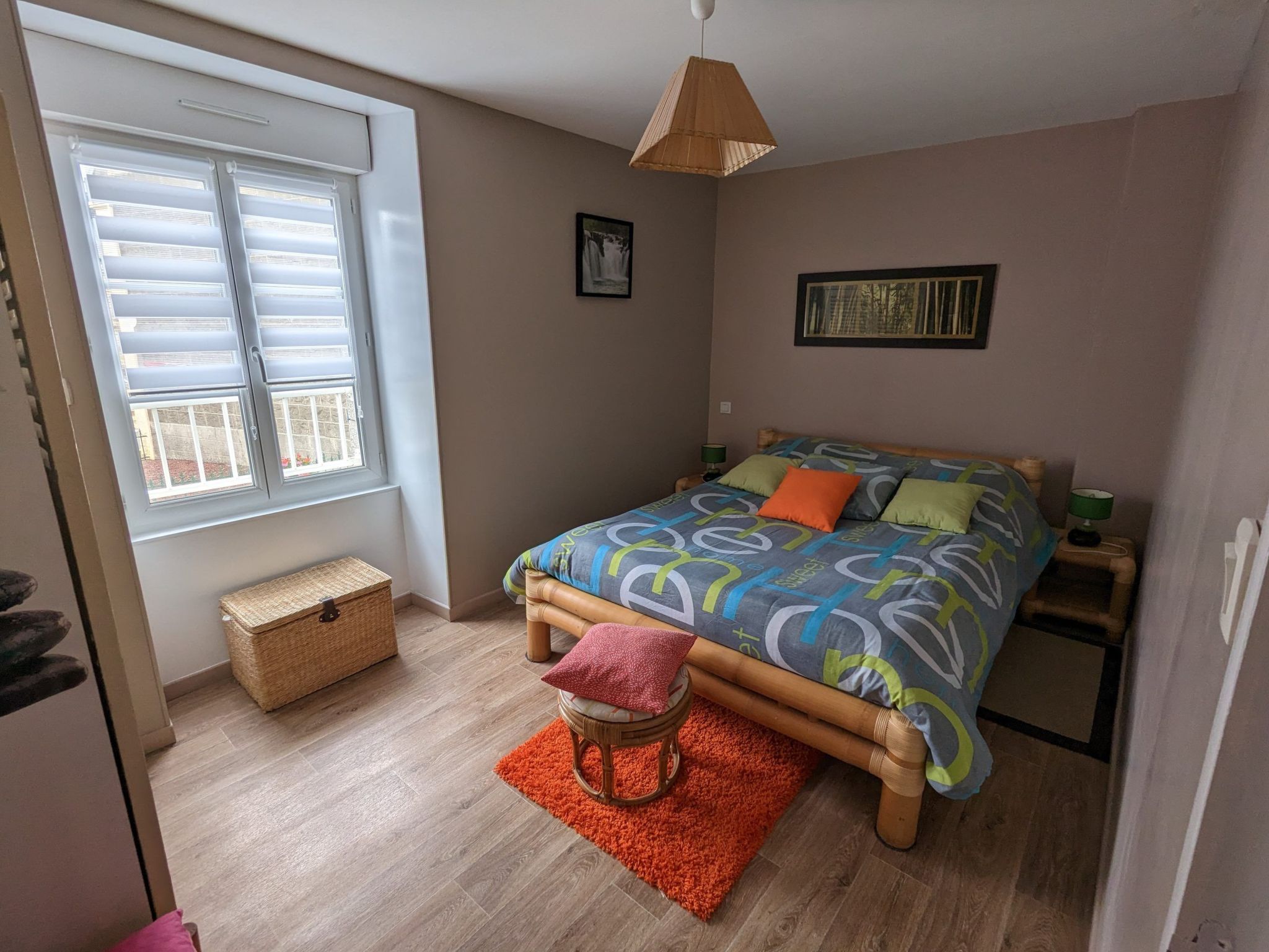 Gite Pamphilienne mit Blick auf Mont Saint Michel-Binnen