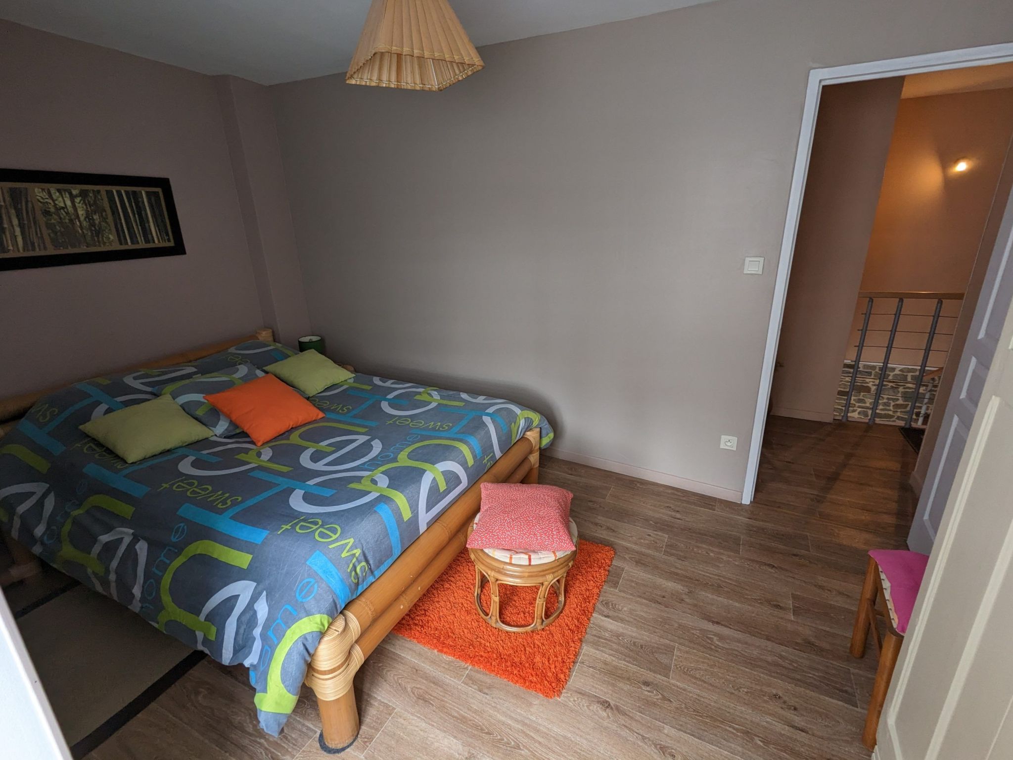 Gite Pamphilienne mit Blick auf Mont Saint Michel-Binnen