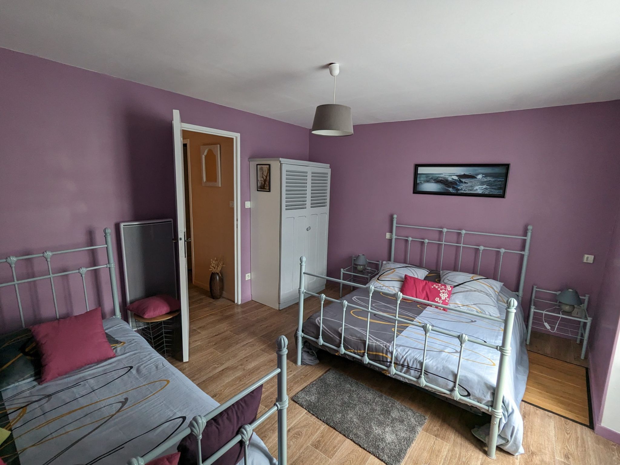 Gite Pamphilienne mit Blick auf Mont Saint Michel-Binnen