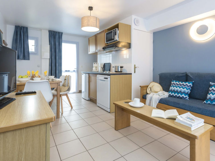 Aan zee: Appartement met zeezicht in centrum Trégastel in Trégastel