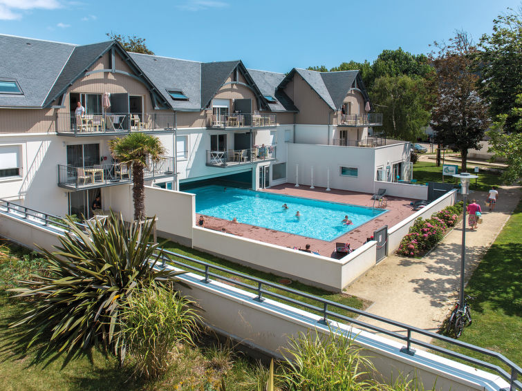 Appartement met verwarmd zwembad aan zee in Bénodet in Bénodet