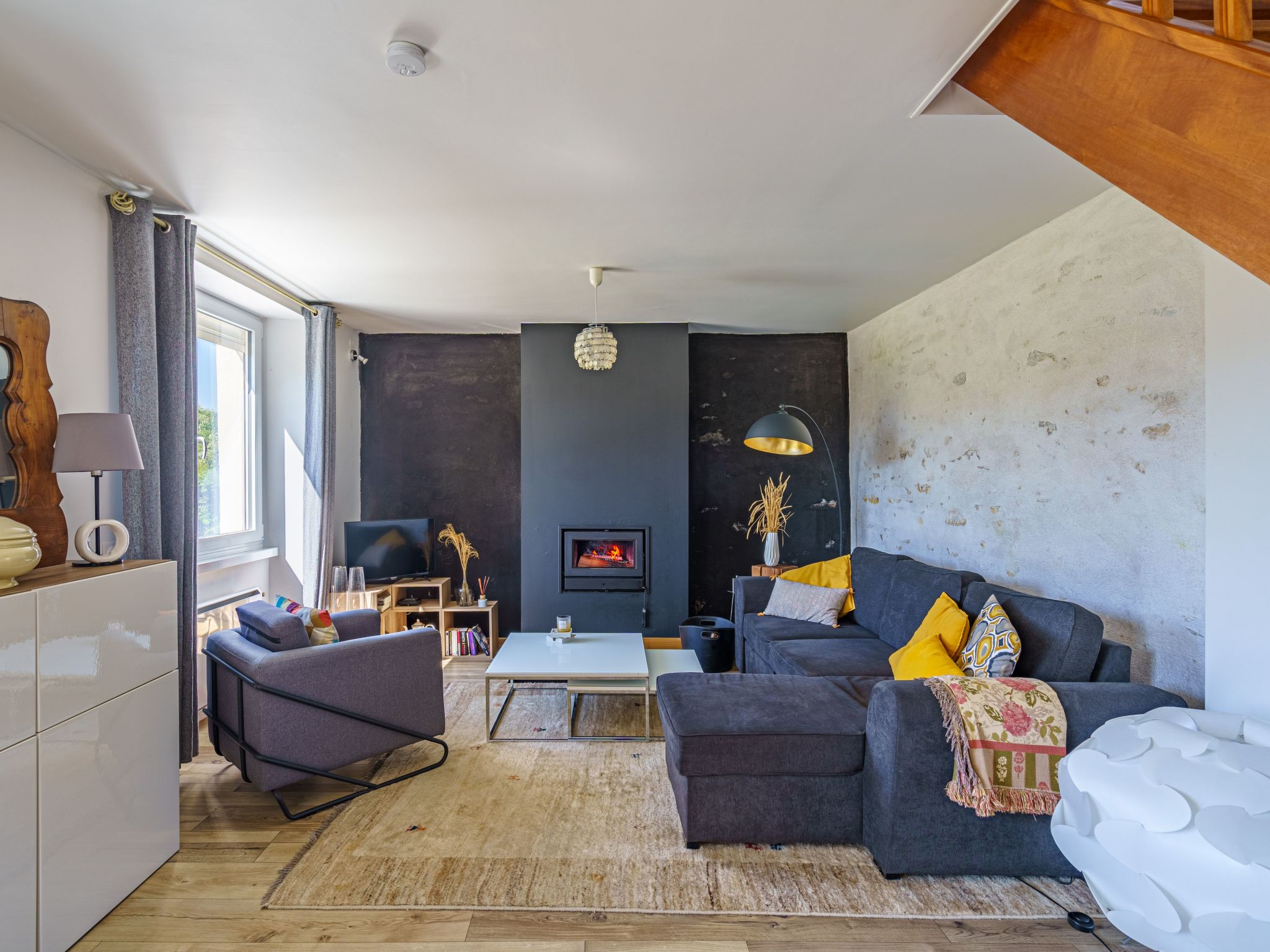 Bretagne Loctudy Haus Les Camélias 3 Personen-Binnen