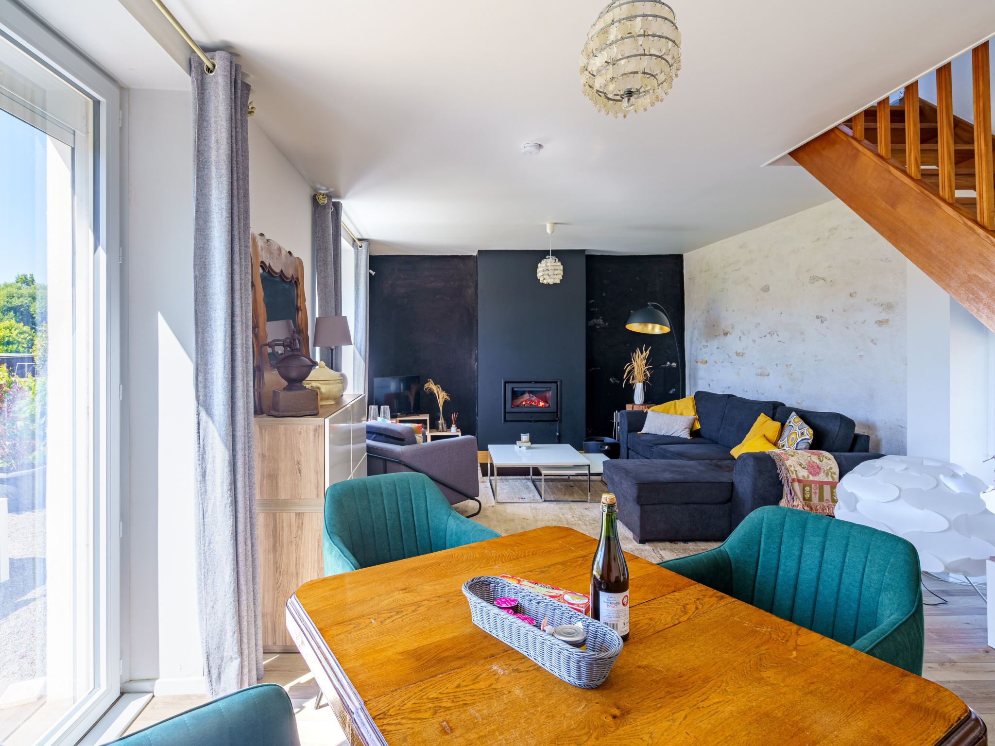 Bretagne Loctudy Haus Les Camélias 3 Personen-Binnen