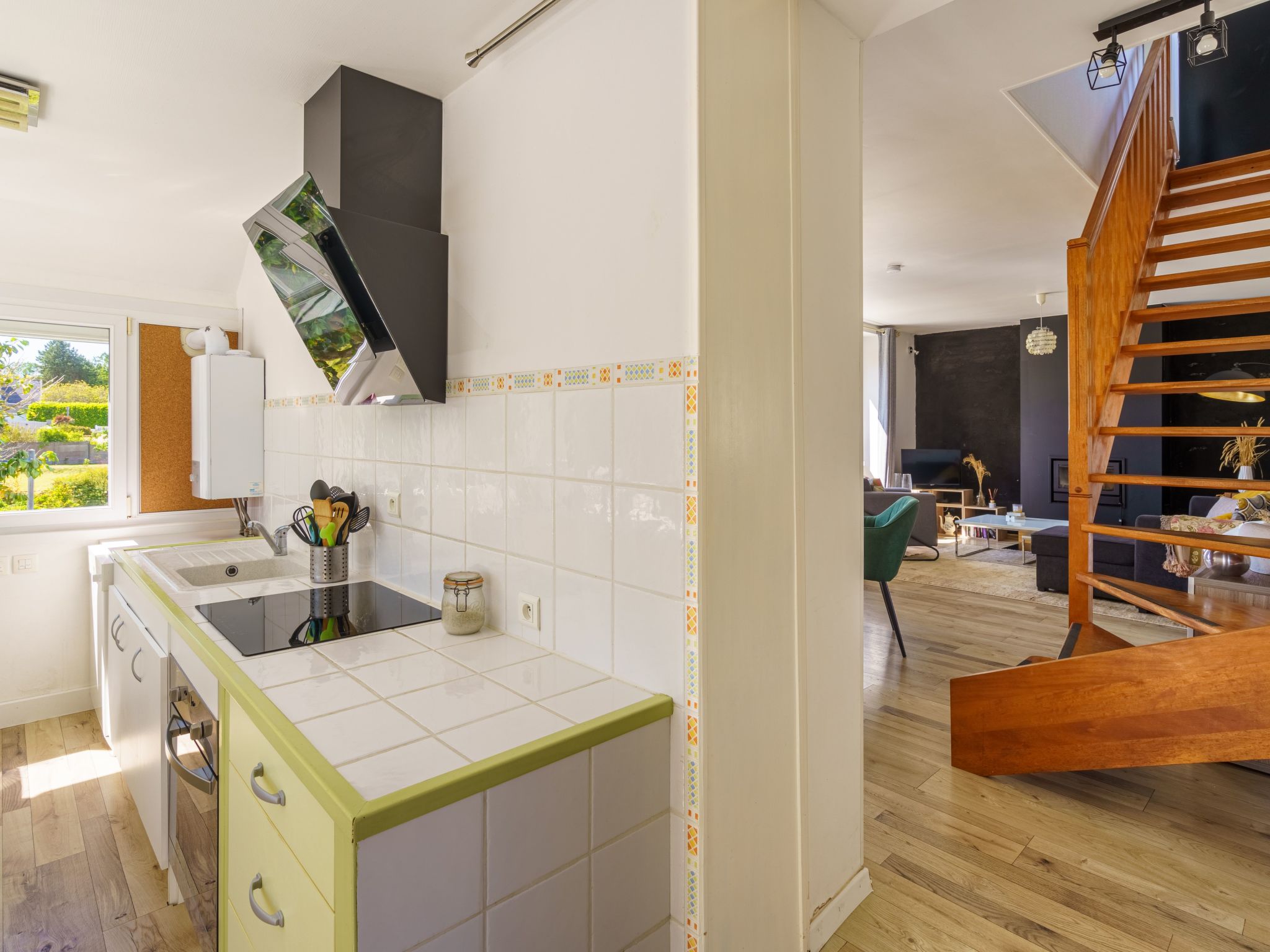 Bretagne Loctudy Haus Les Camélias 3 Personen-Binnen