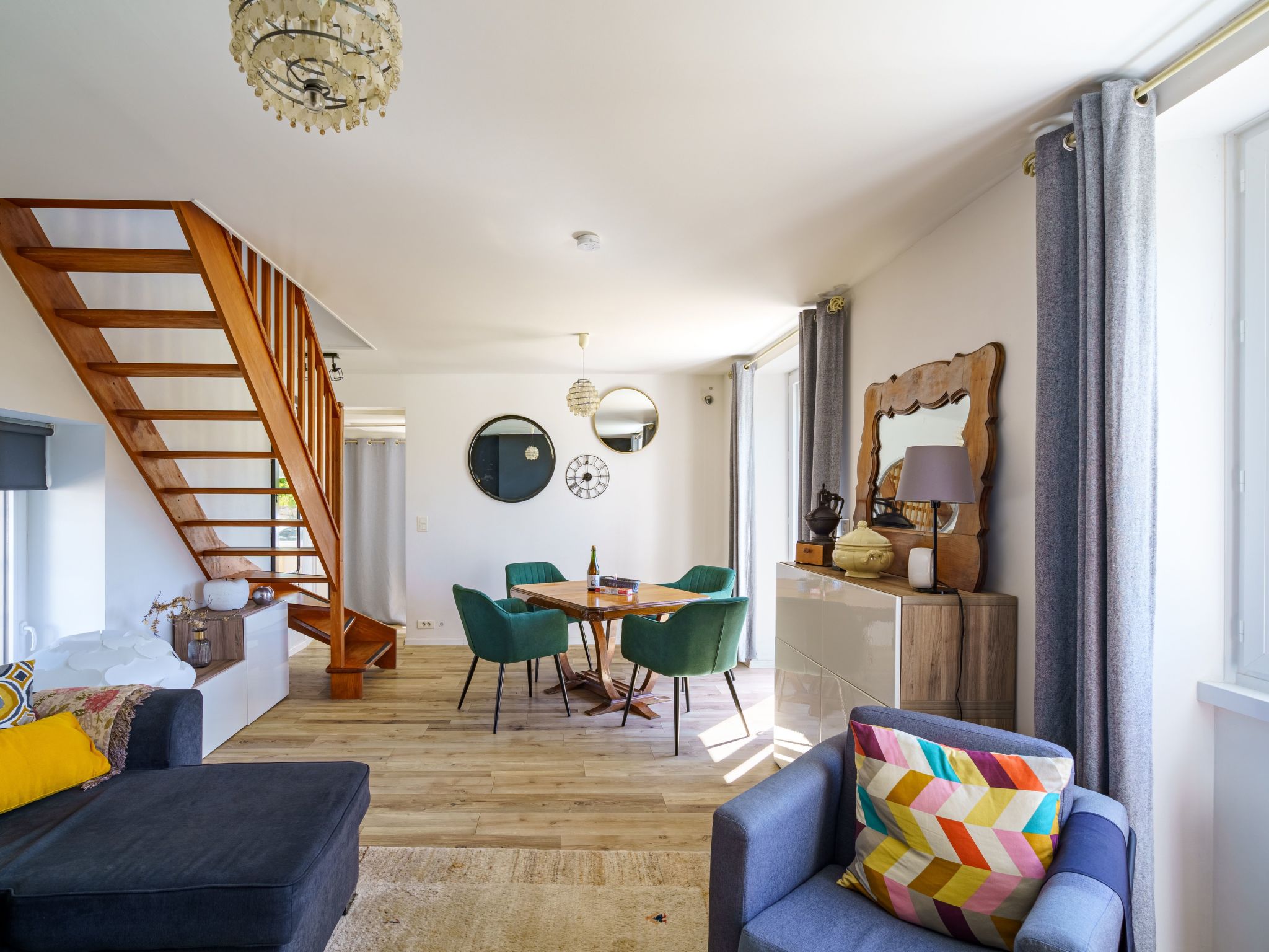 Bretagne Loctudy Haus Les Camélias 3 Personen-Binnen