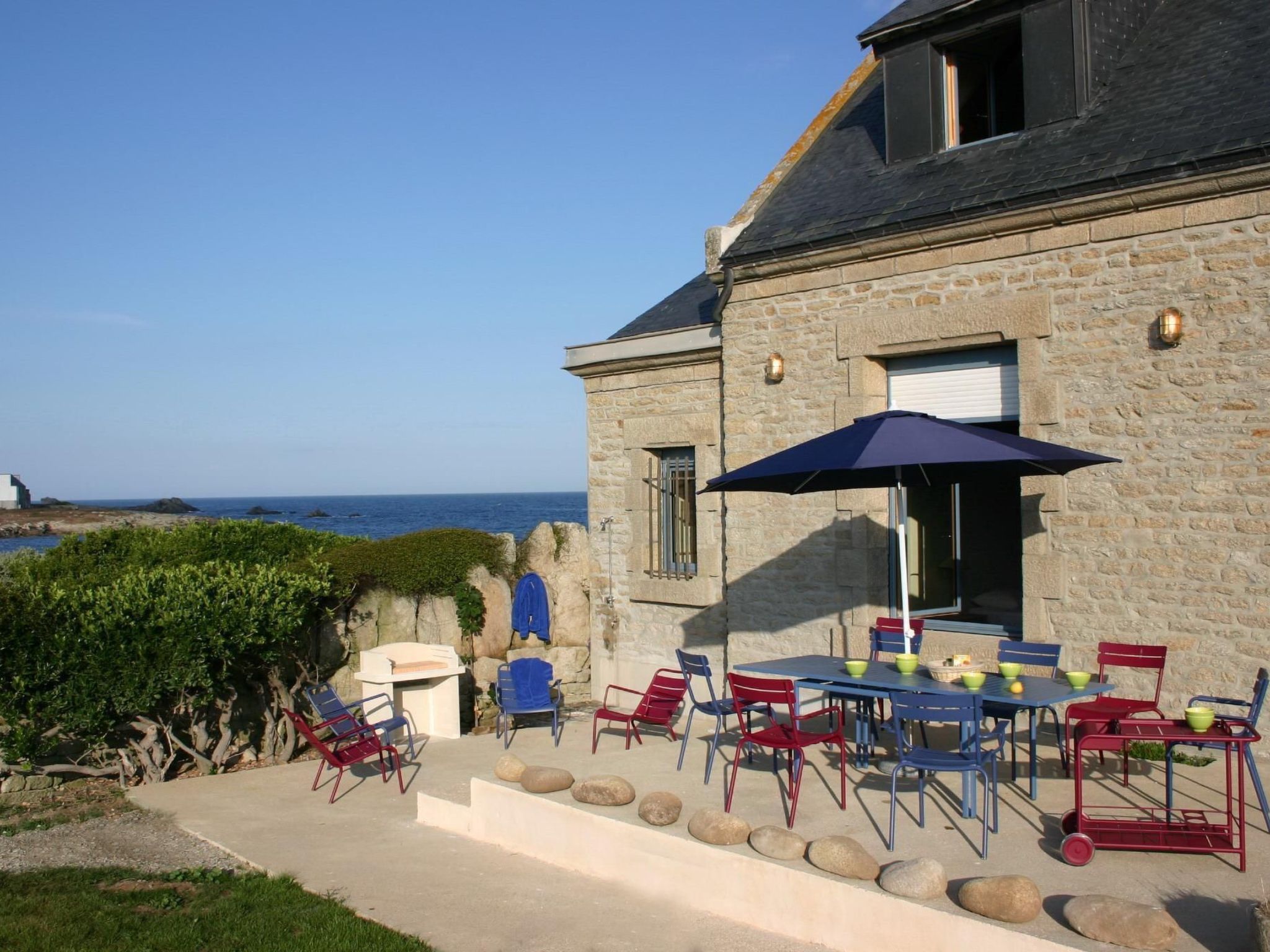 Villa "Le Viben" mit Blick auf das Wasser