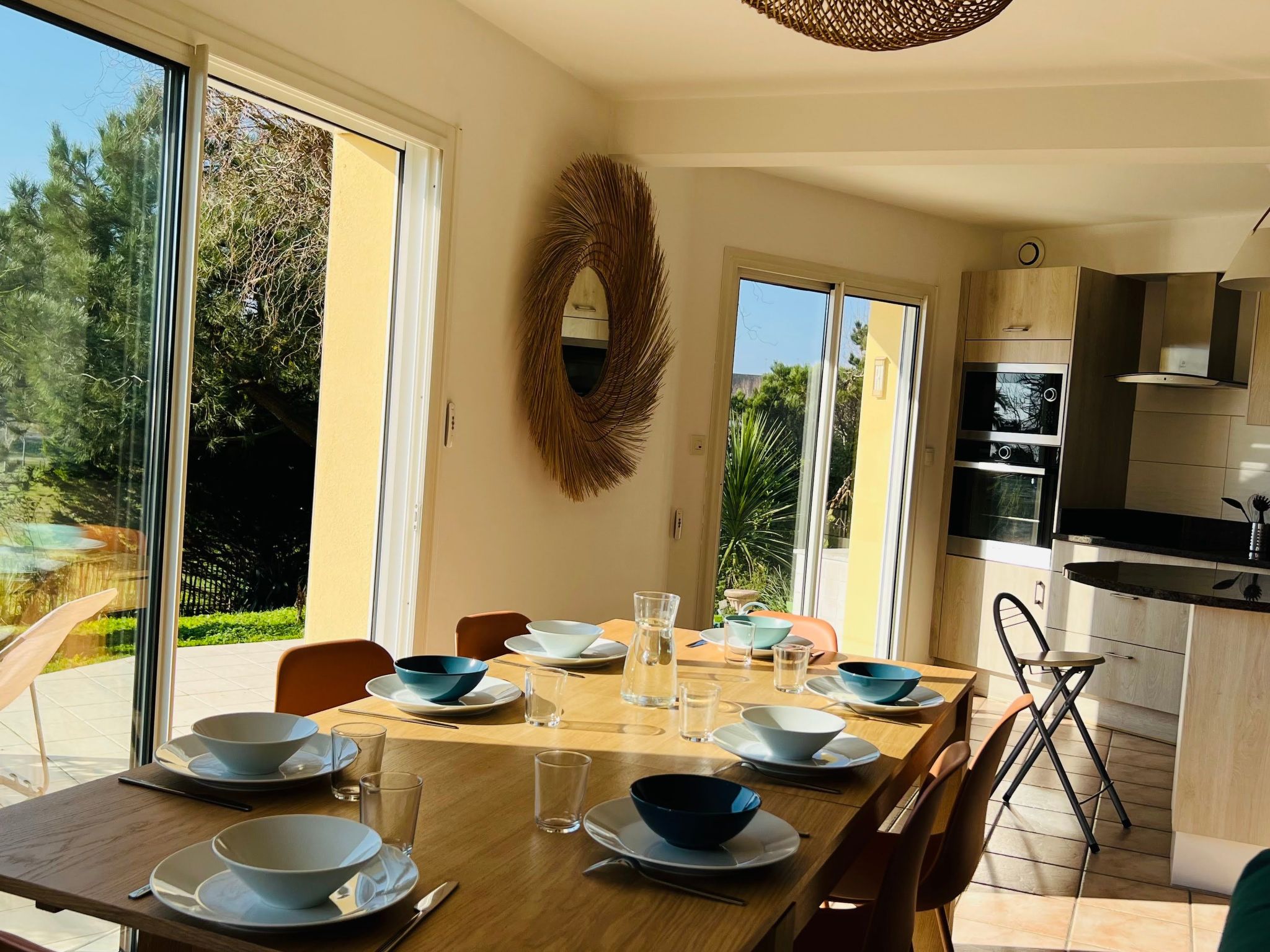 Prächtige Villa mit exotischem Garten, Strand 200m entfernt-Dedans