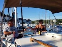 Yacht Time Out: unieke bootbungalow op 25 meter van zee in Bretagne - thumbnail 3