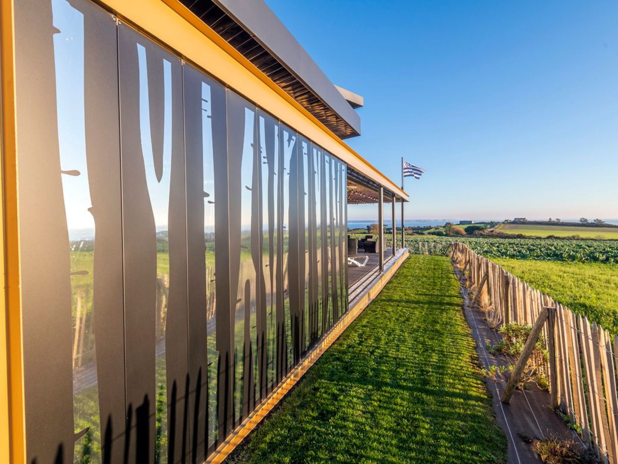Villa mit Meerblick und privatem Spa - les gîtes de Fabie-Binnen