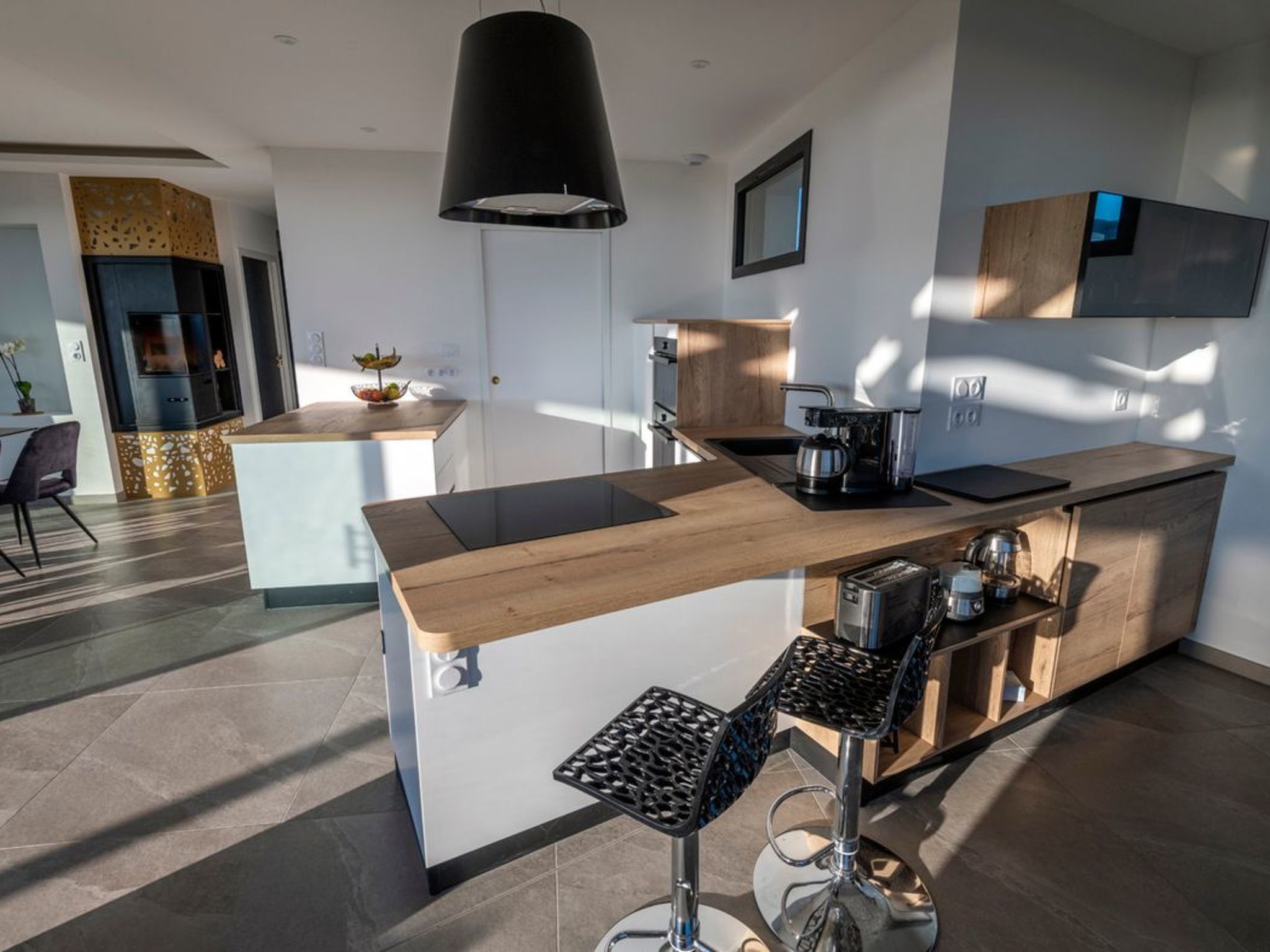 Villa mit Meerblick und privatem Spa - les gîtes de Fabie-Binnen