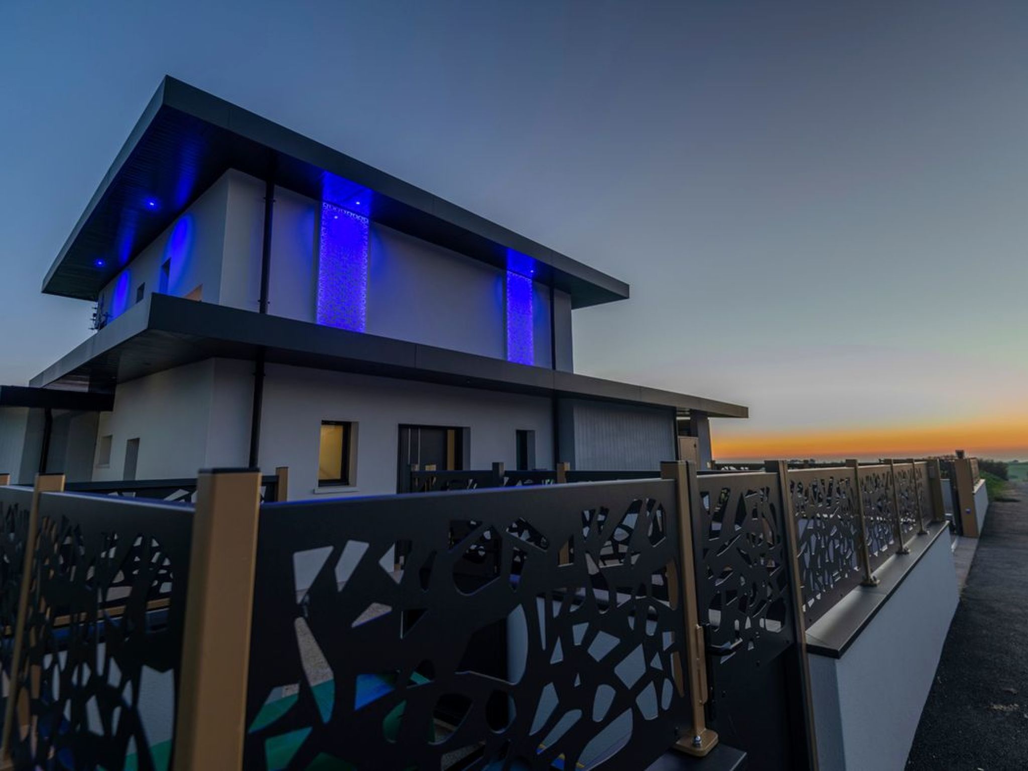 Villa mit Meerblick und privatem Spa - les gîtes de Fabie-Binnen