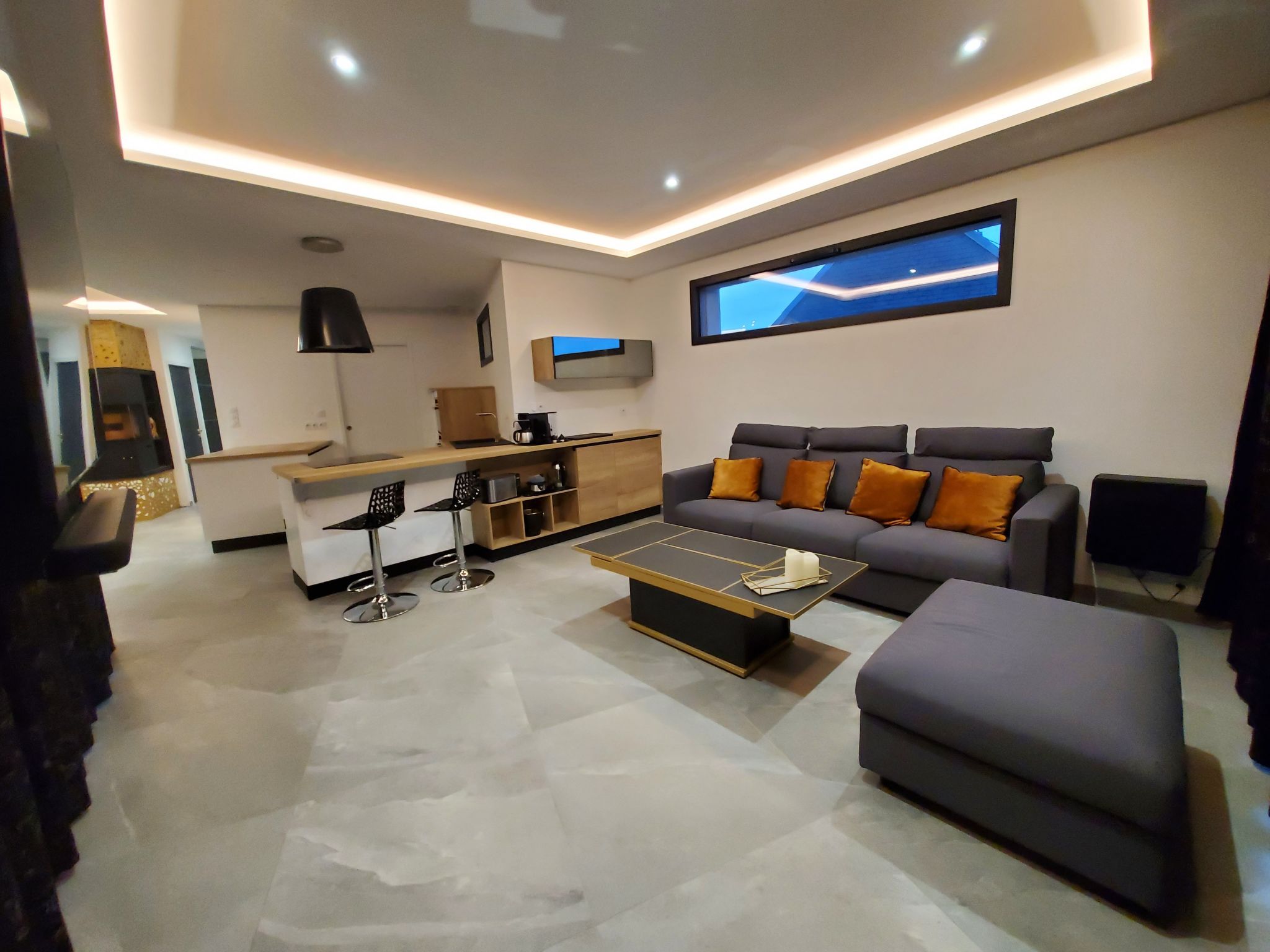 Villa mit Meerblick und privatem Spa - les gîtes de Fabie-Binnen