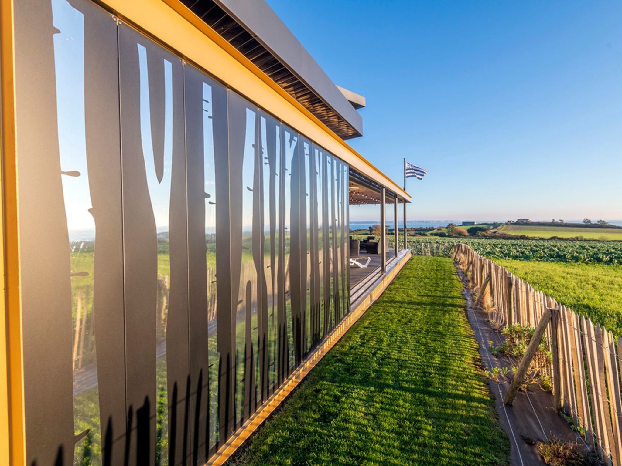 Villa mit Meerblick und privatem Spa - les gîtes de Fabie-Binnen