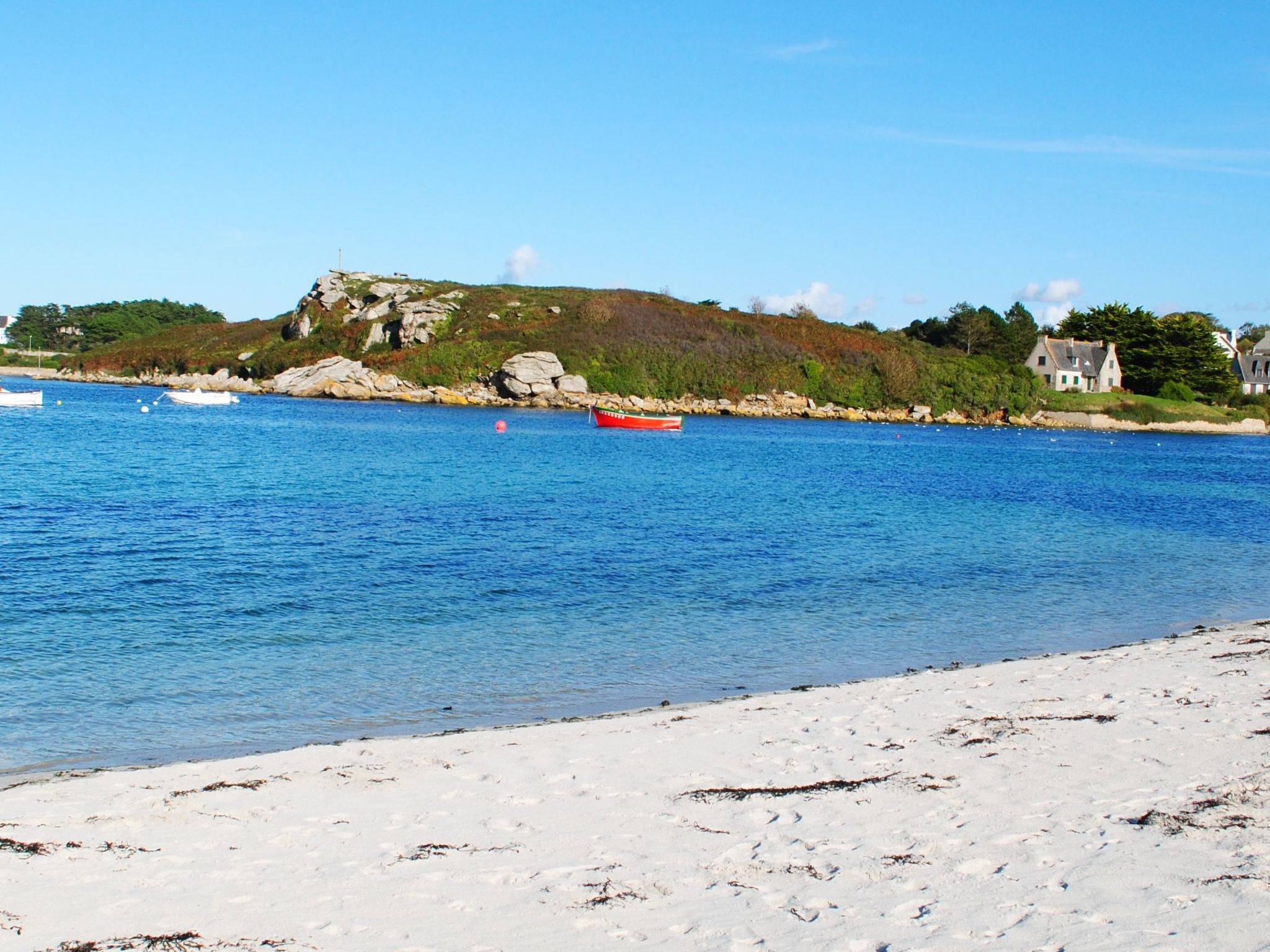 Villa mit Meerblick und privatem Spa - les gîtes de Fabie-Binnen