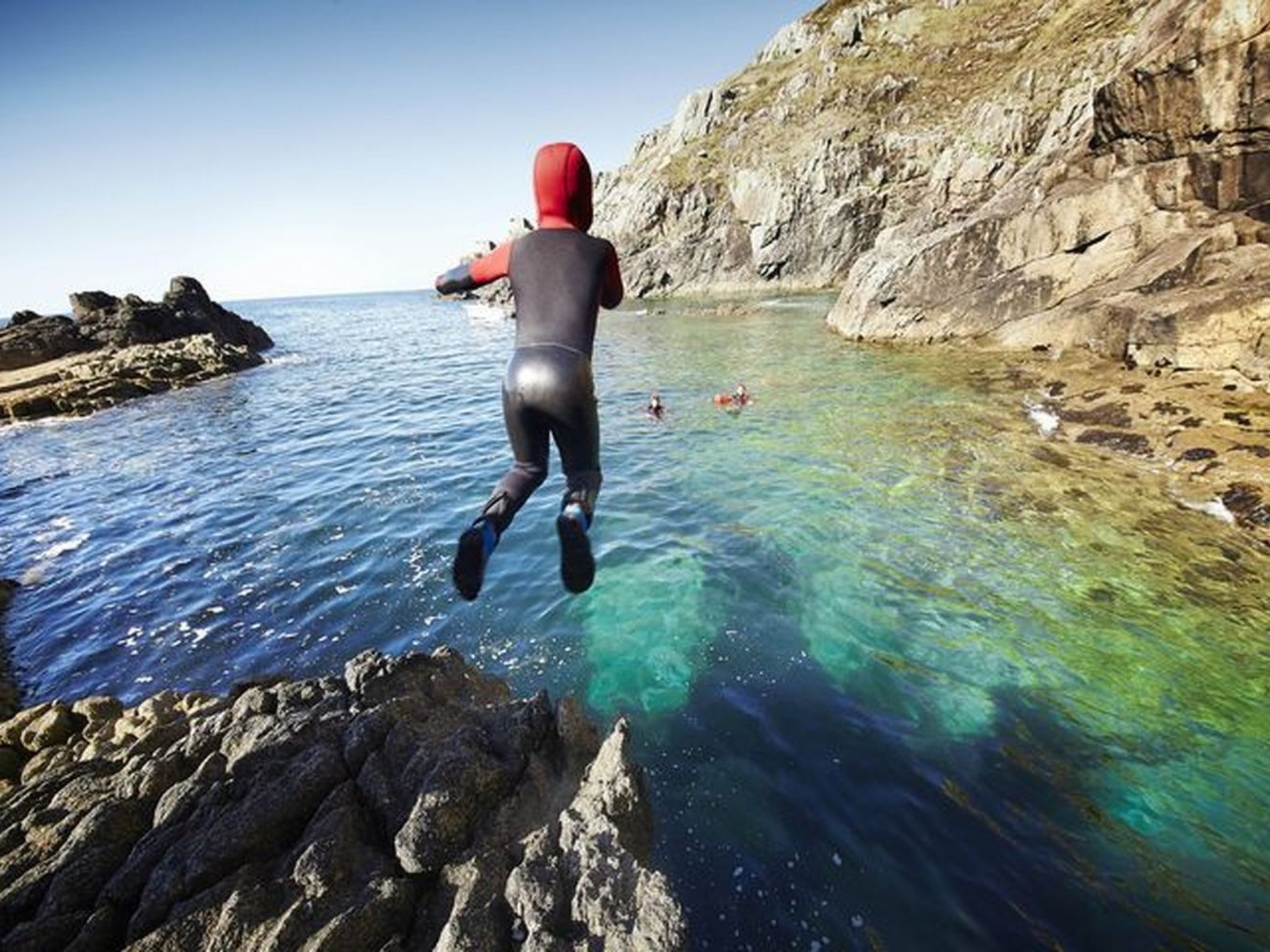 Villa mit Meerblick und privatem Spa - les gîtes de Fabie-Binnen