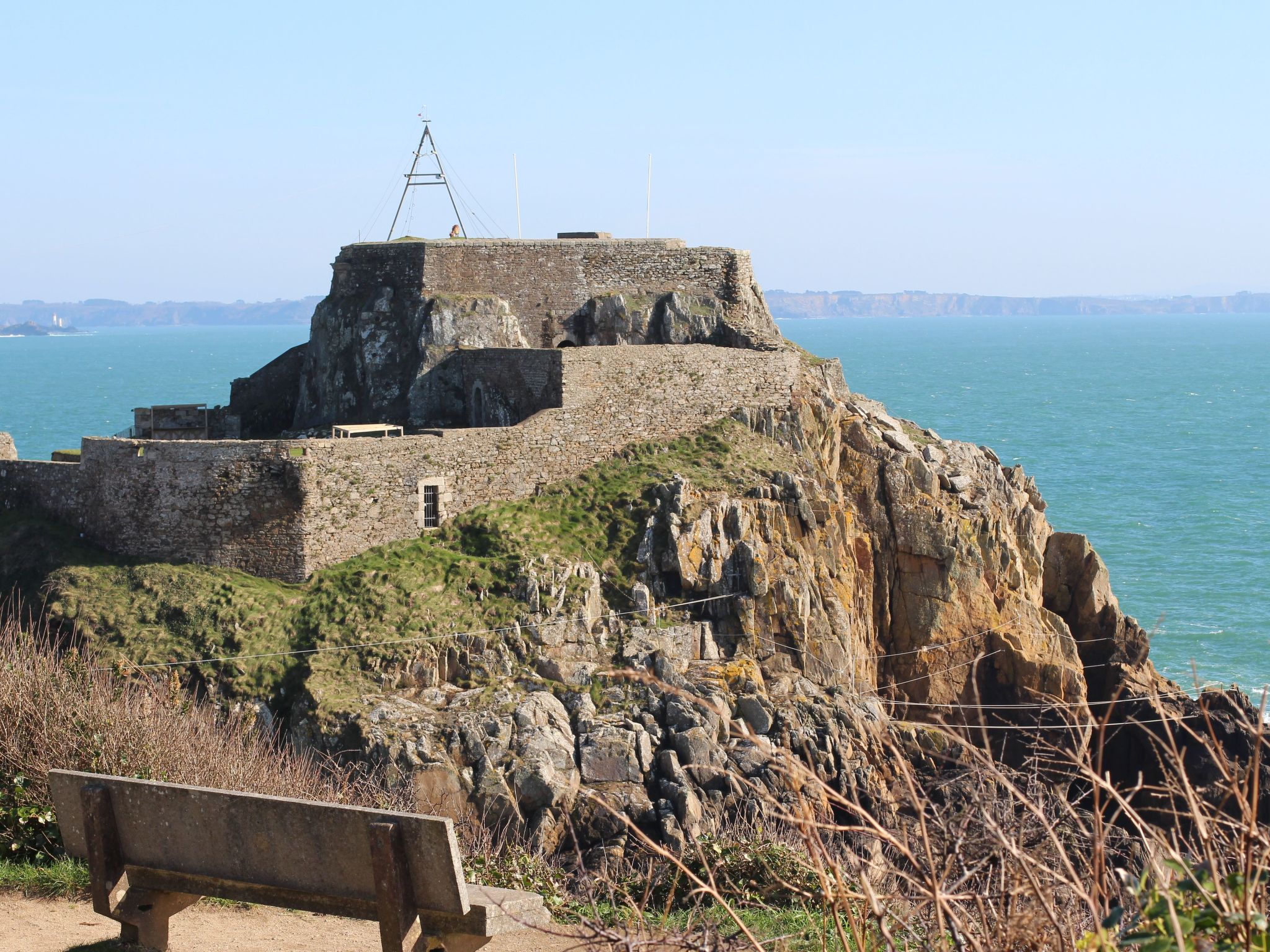 Villa mit Meerblick und privatem Spa - les gîtes de Fabie-Binnen