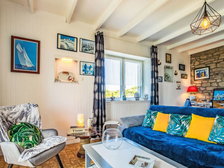 Op 600 m van zee: Vrijstaand vakantiehuis La Grande Roche in Porspoder in Porspoder