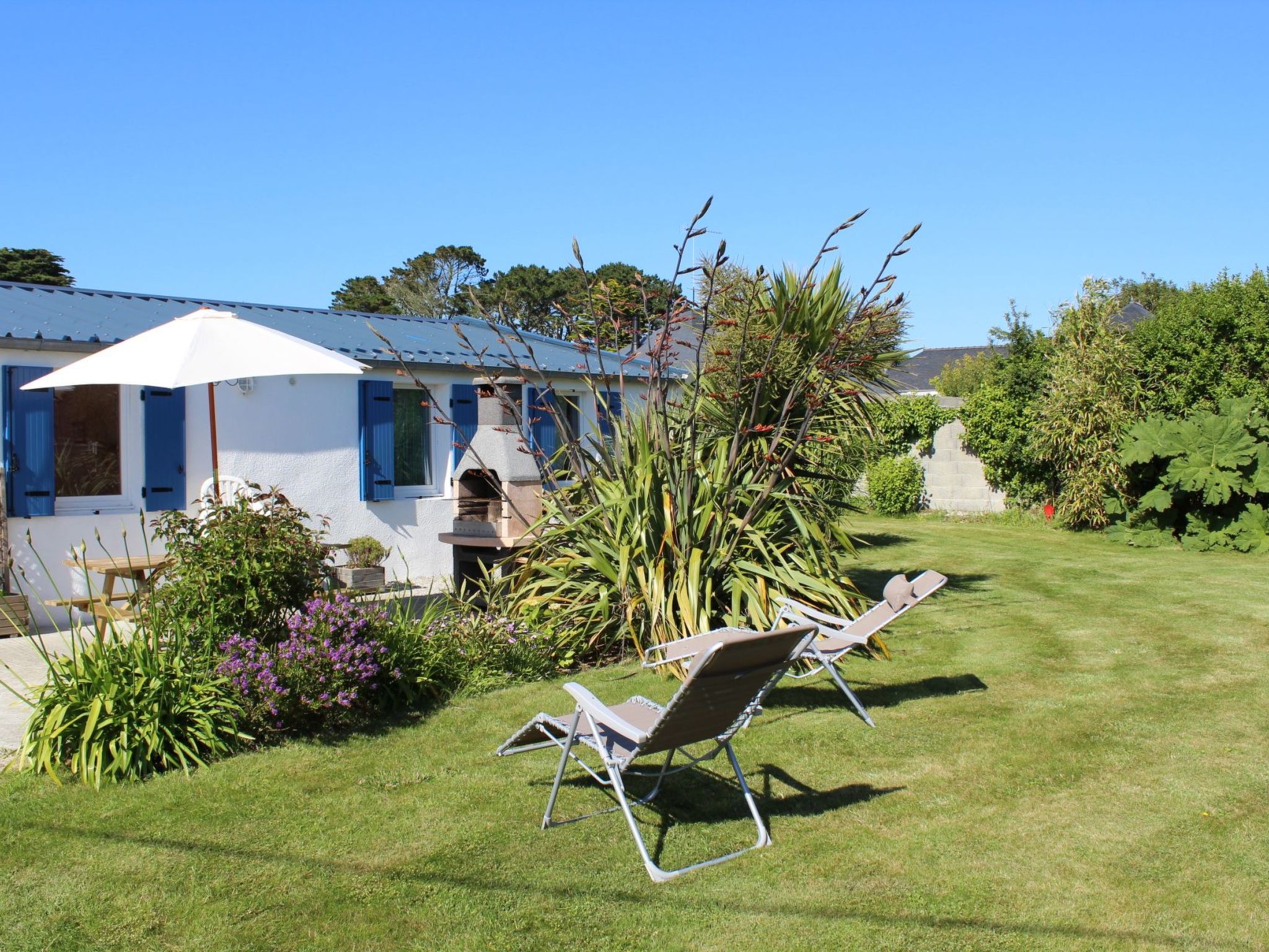 Vakantiehuis met omheinde tuin in Landunvez (Frankrijk) 1 hond is welkom