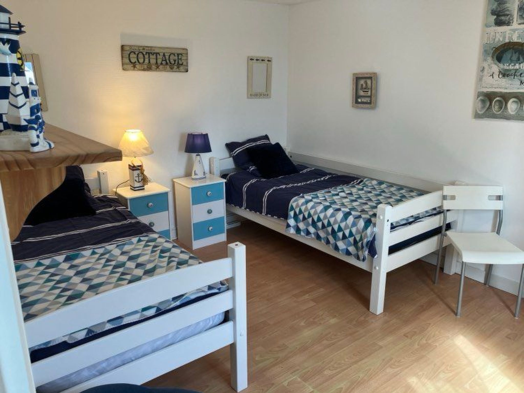 Ebenerdiges Haus am Meer-Binnen