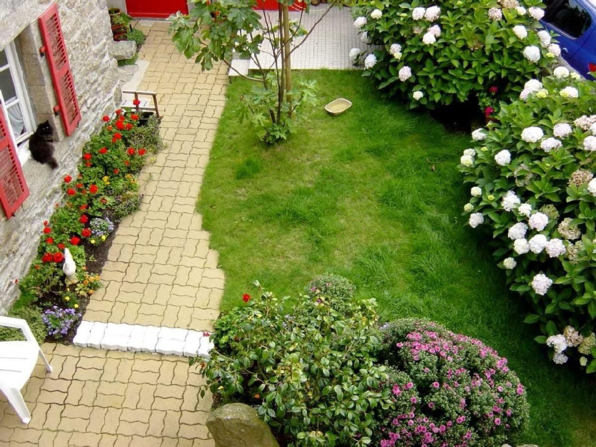 Küstennahes, bretonisches Ferienhaus mit Kamin-Binnen