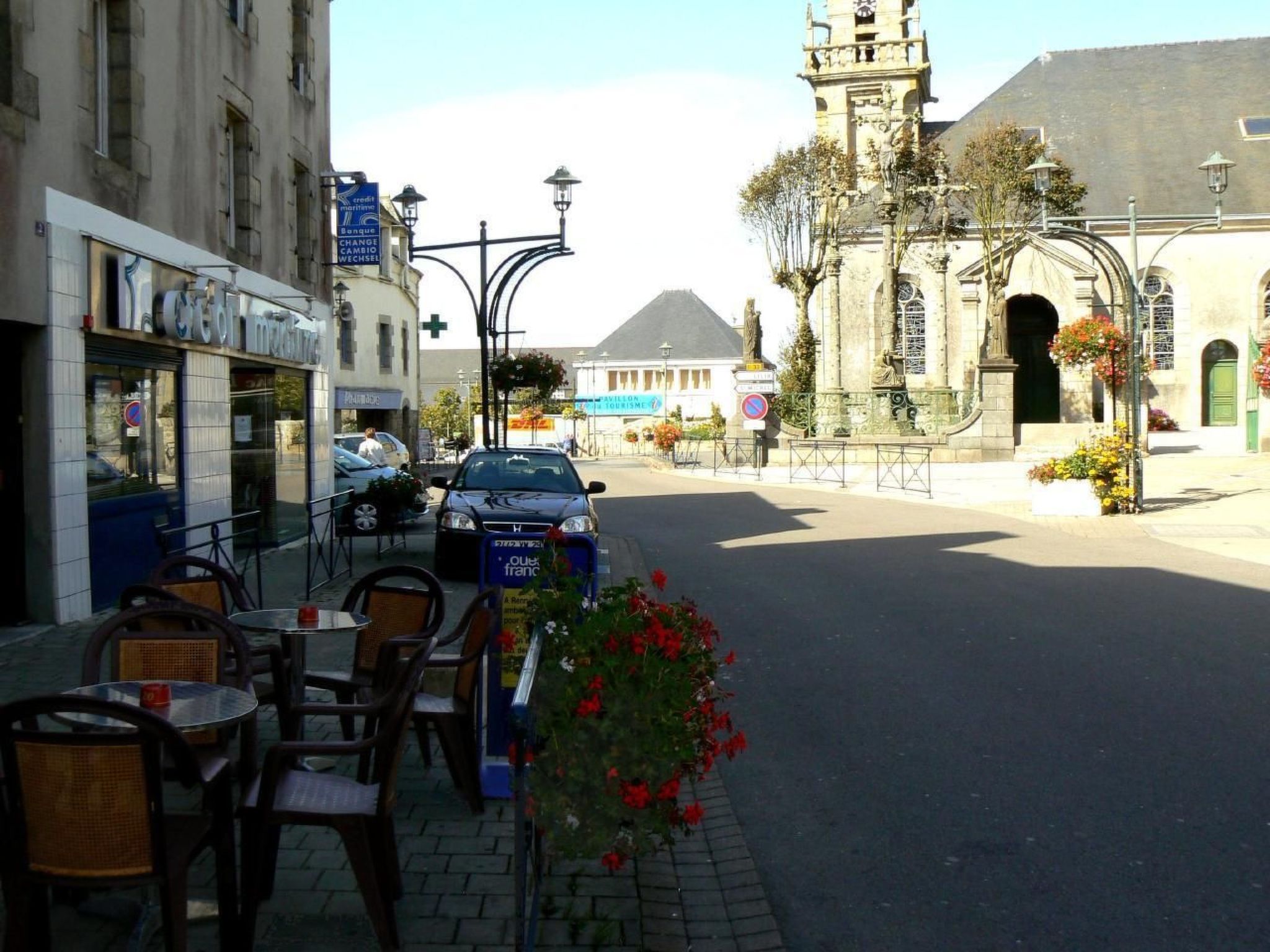 Küstennahes, bretonisches Ferienhaus mit Kamin-Binnen