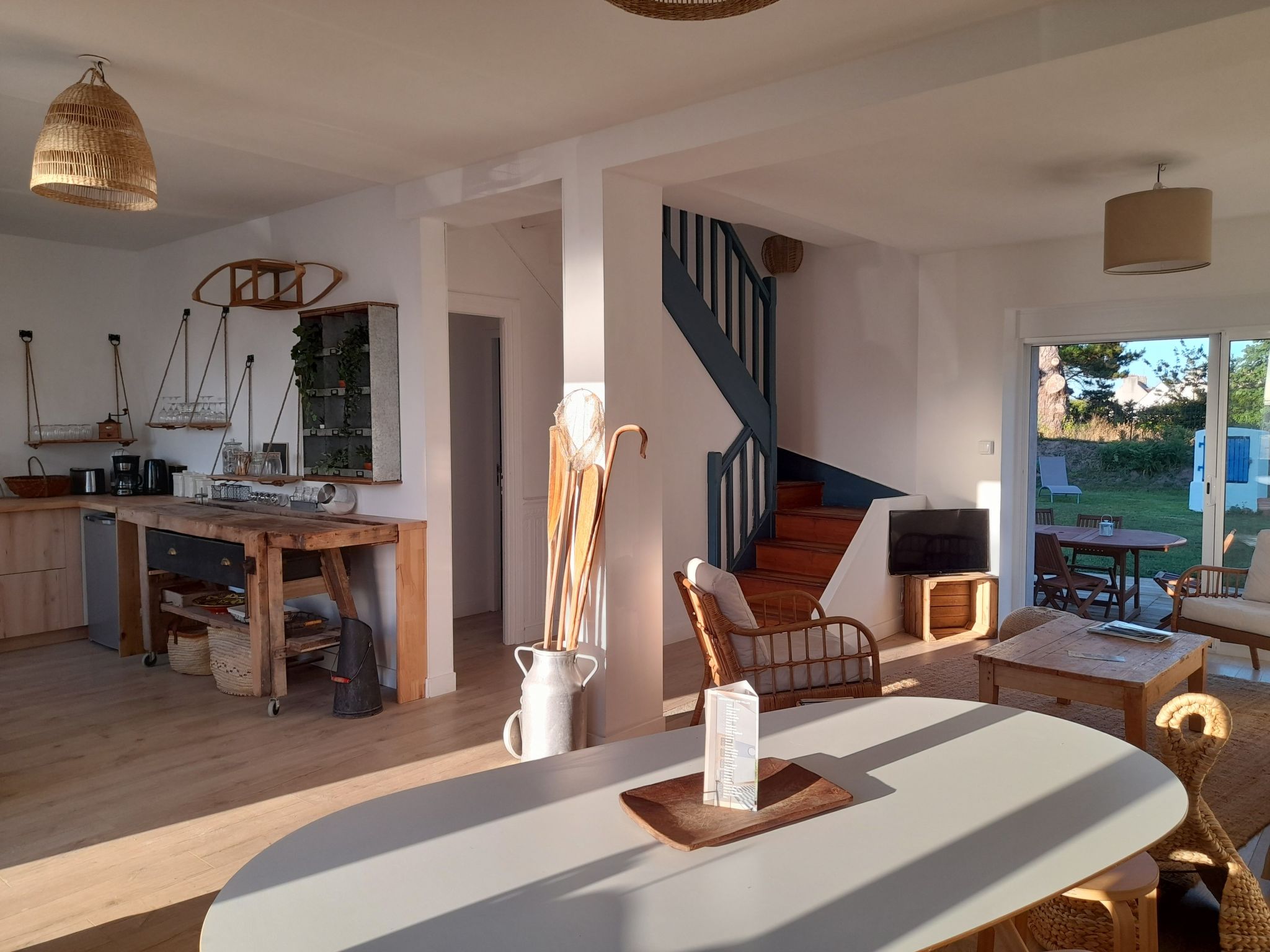 Charmantes Haus mit Garten, 200m vom Strand entfernt