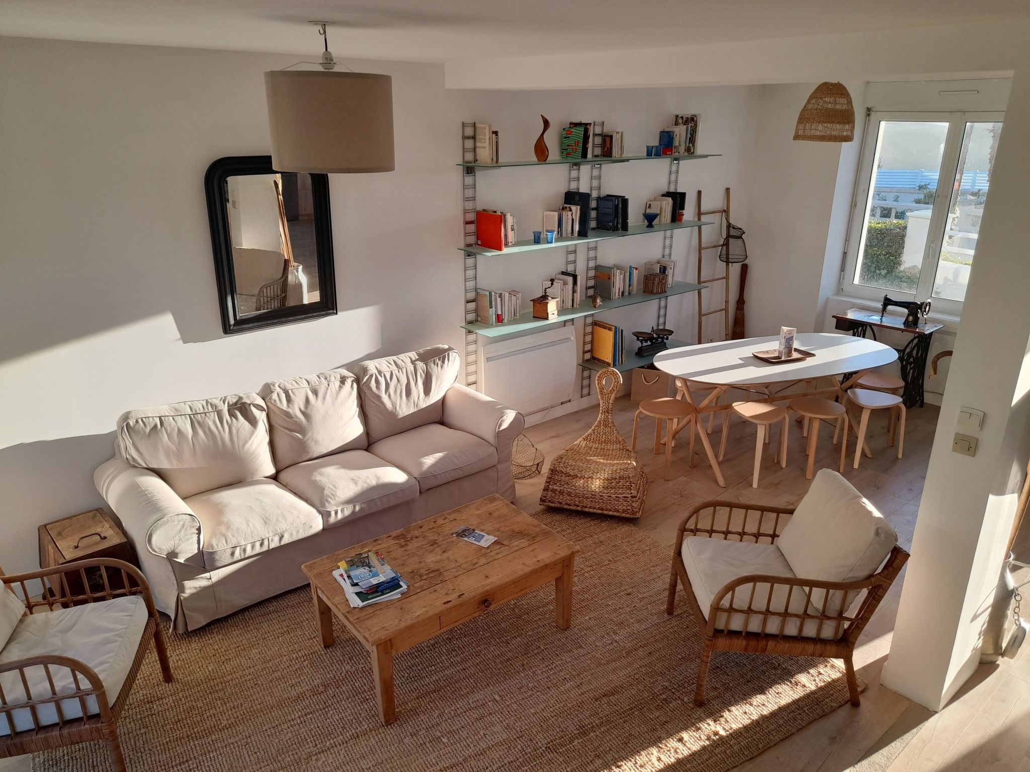 Charmantes Haus mit Garten, 200m vom Strand entfernt-Binnen