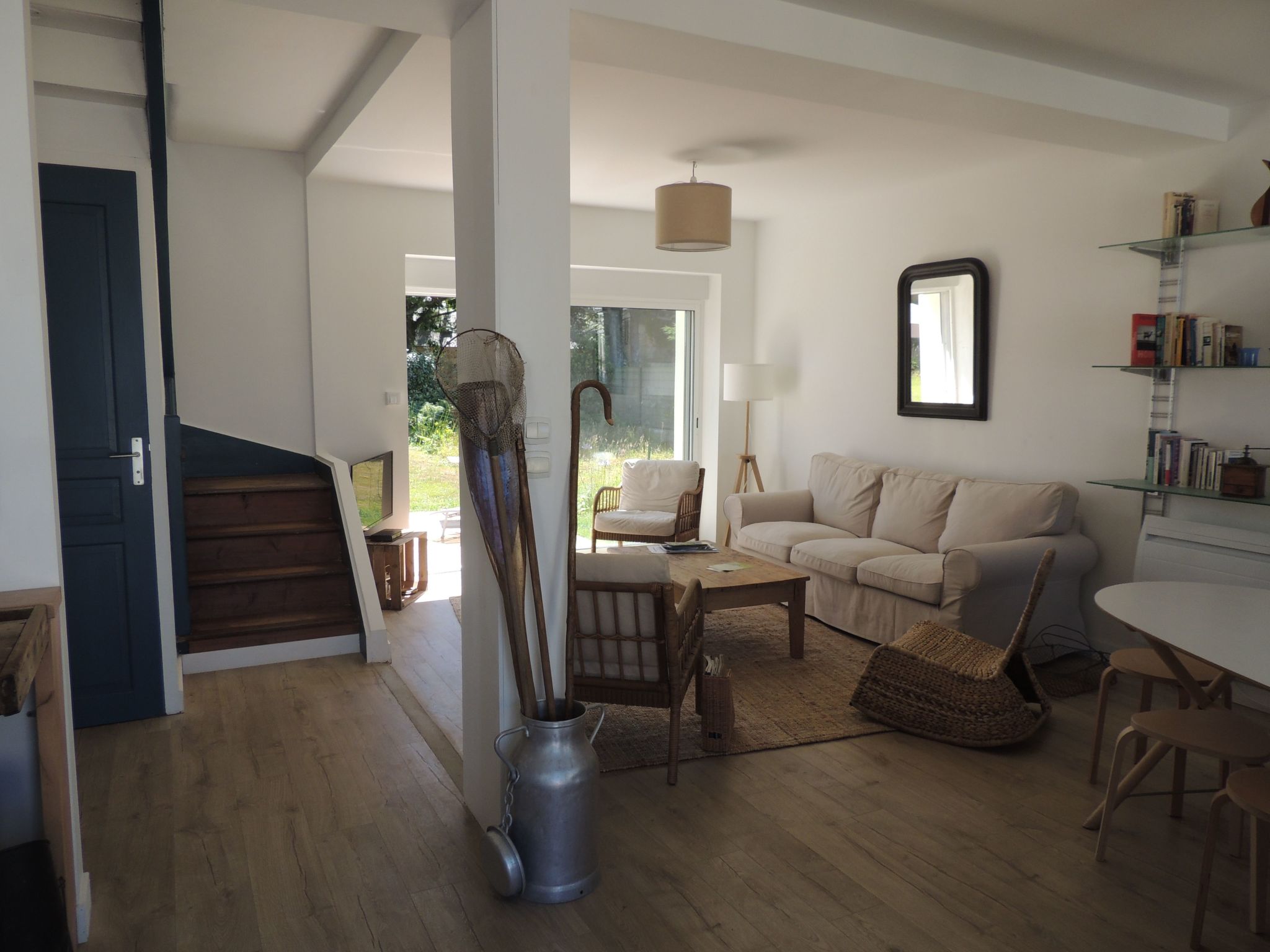 Charmantes Haus mit Garten, 200m vom Strand entfernt-Binnen