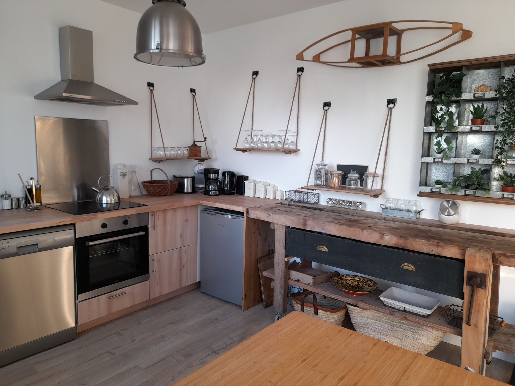 Charmantes Haus mit Garten, 200m vom Strand entfernt-Binnen