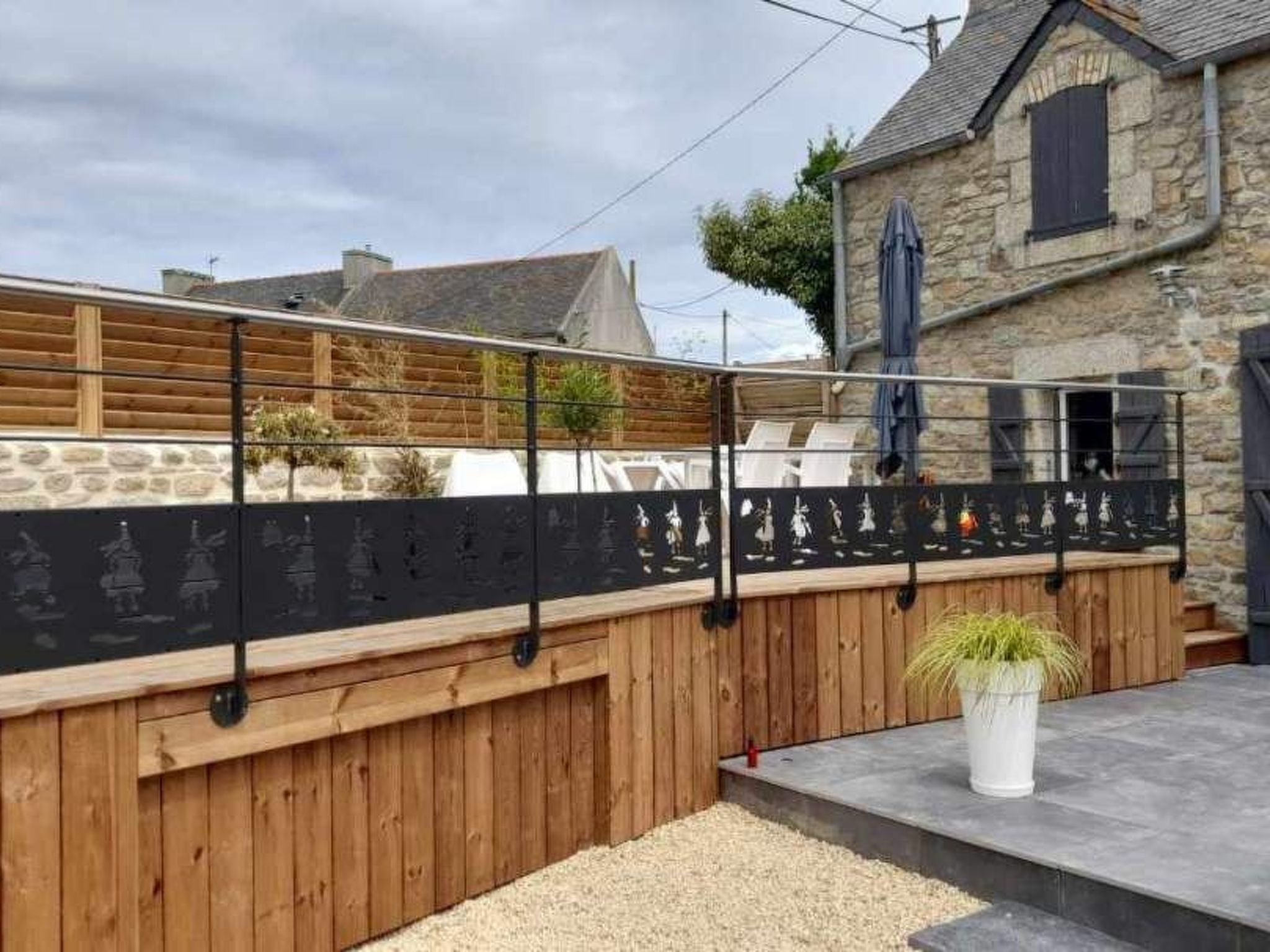 Vakantiehuis met omheinde tuin in Brignogan-Plage (Frankrijk) 1 hond is welkom