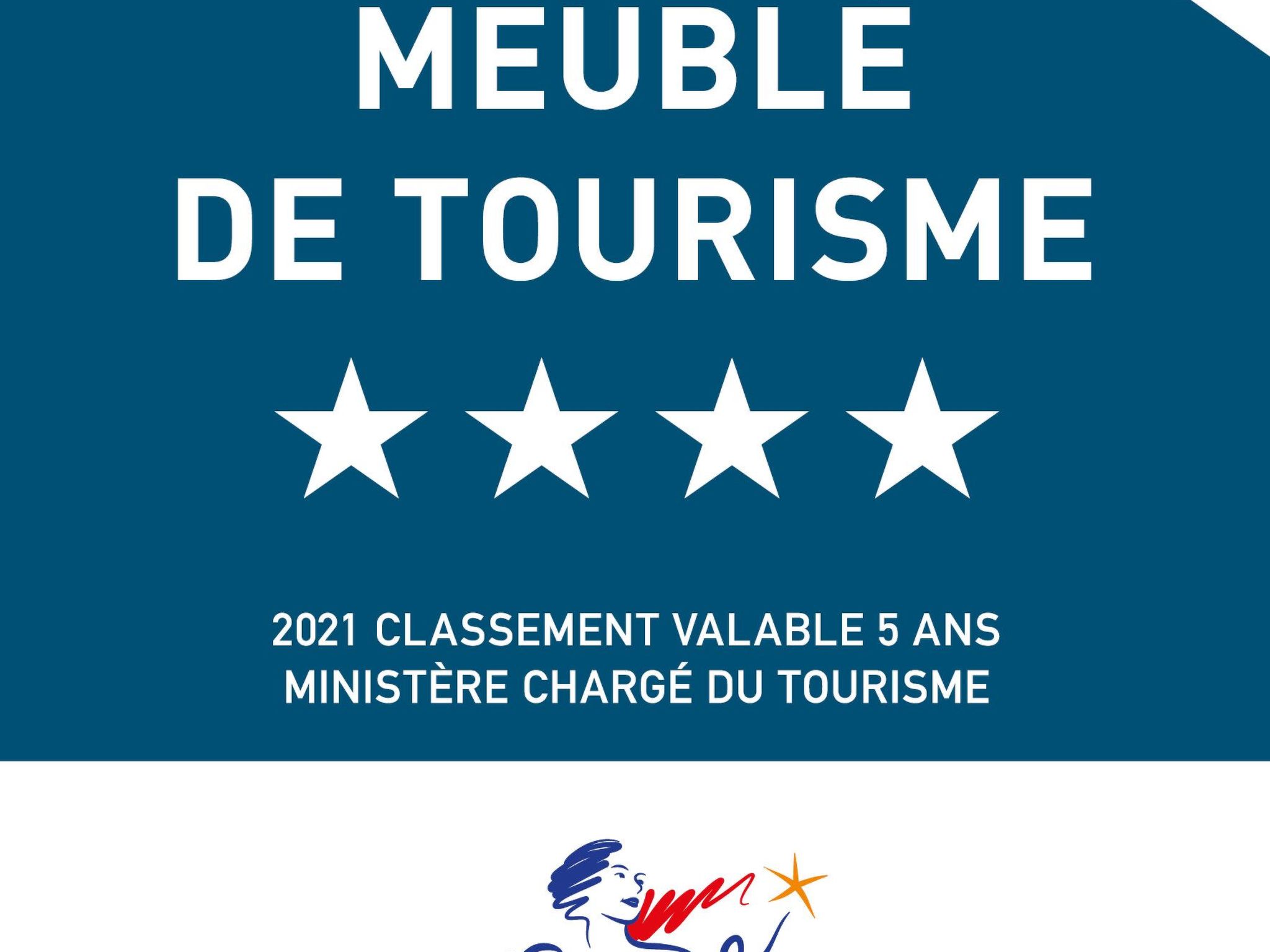 "Tromeal Lasalle" blick auf das Meer. Mit 4 Sternen klassifiziert