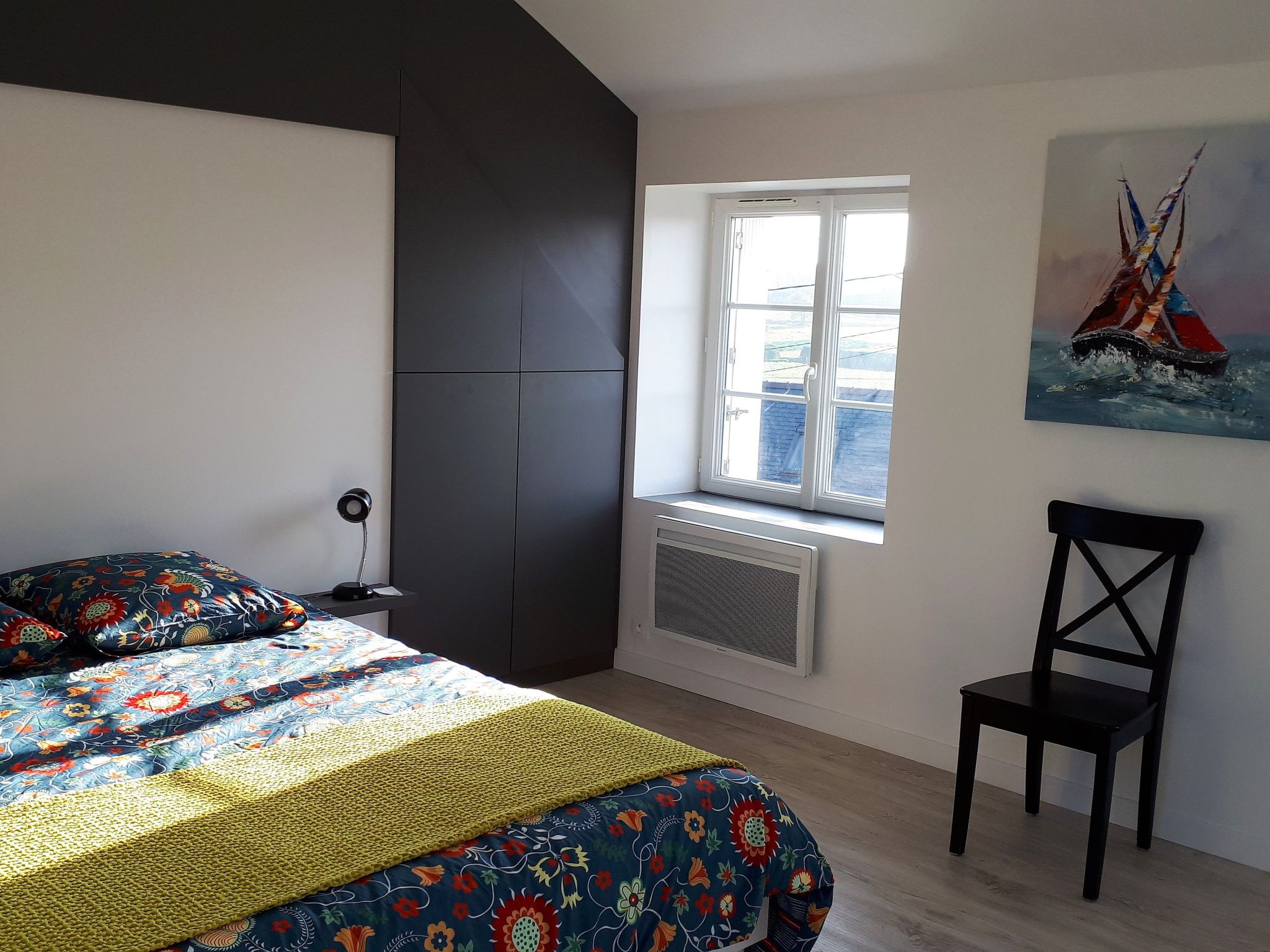 Die Ruhe des Landes am Meer in einer Region mit Gemüseanbau-Image-tags.info