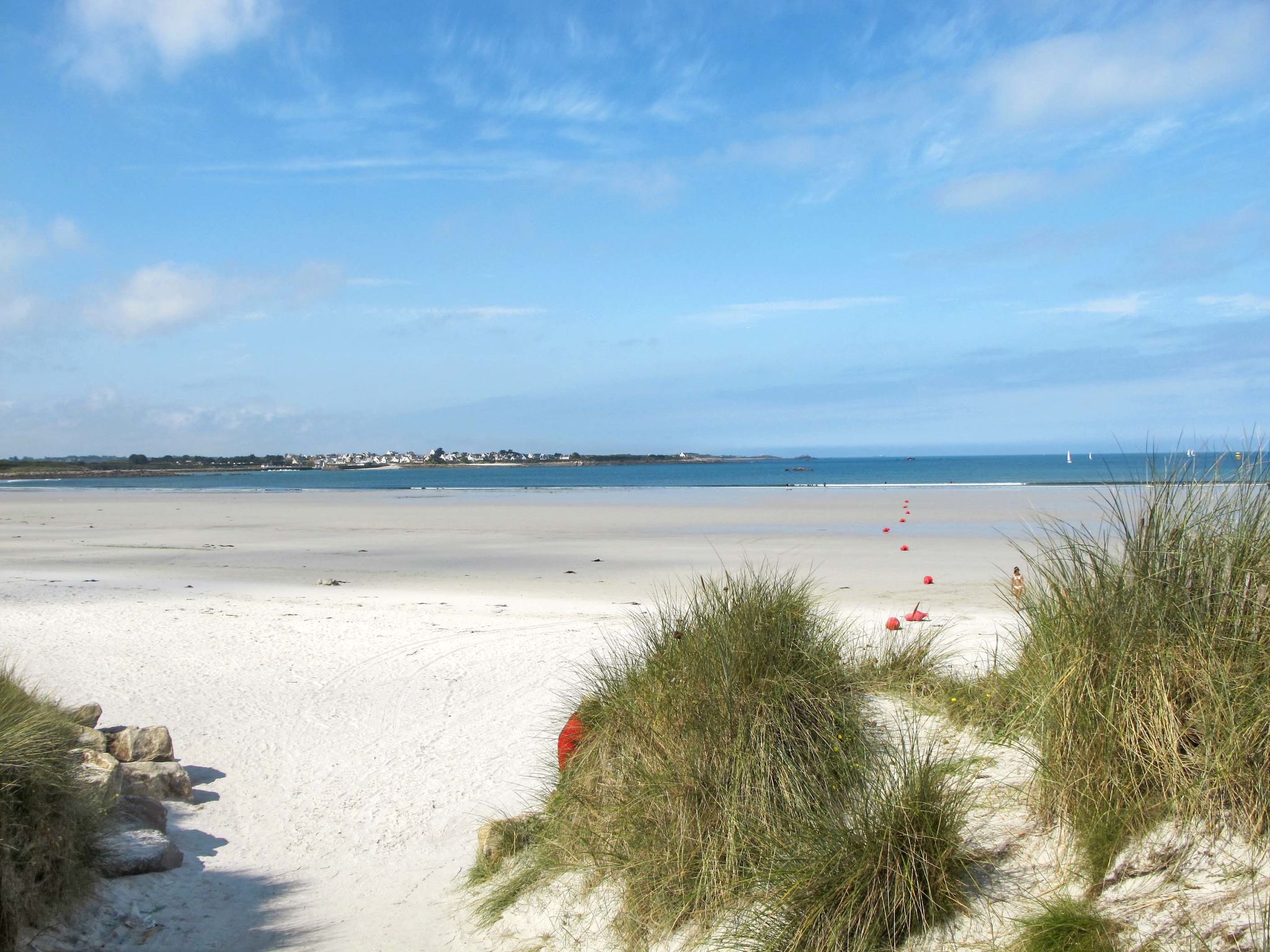 Die Ruhe des Landes am Meer in einer Region mit Gemüseanbau-Omgeving