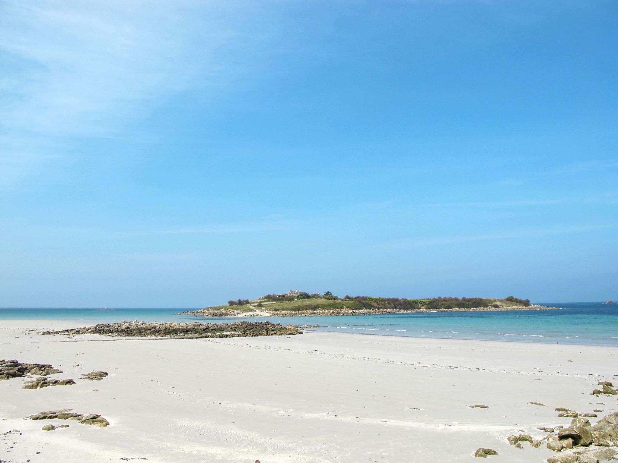 Die Ruhe des Landes am Meer in einer Region mit Gemüseanbau-Omgeving
