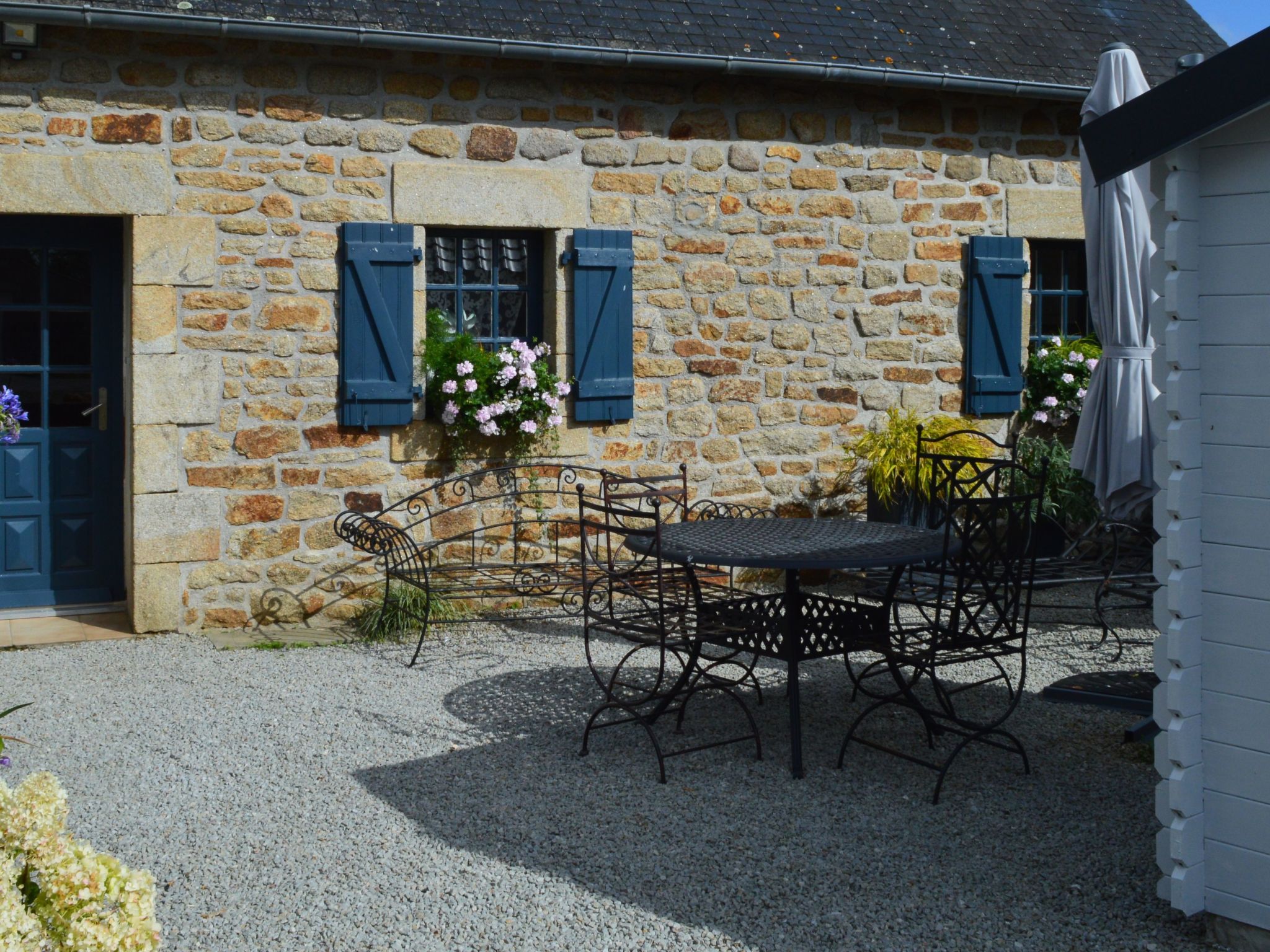 Mit eigenem Garten und Grill