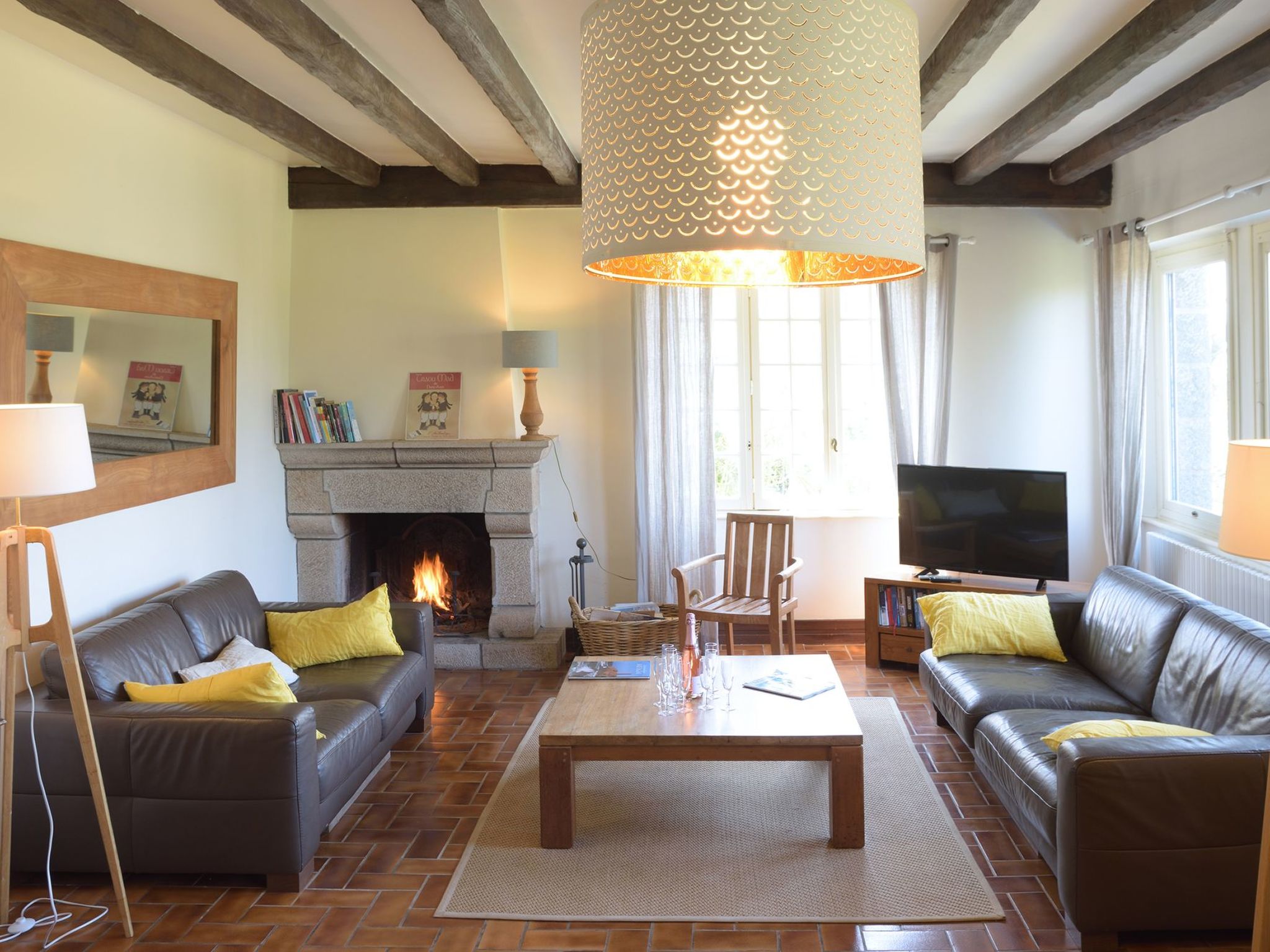 "Men Meur" mit Blick auf das Wasser-Binnen